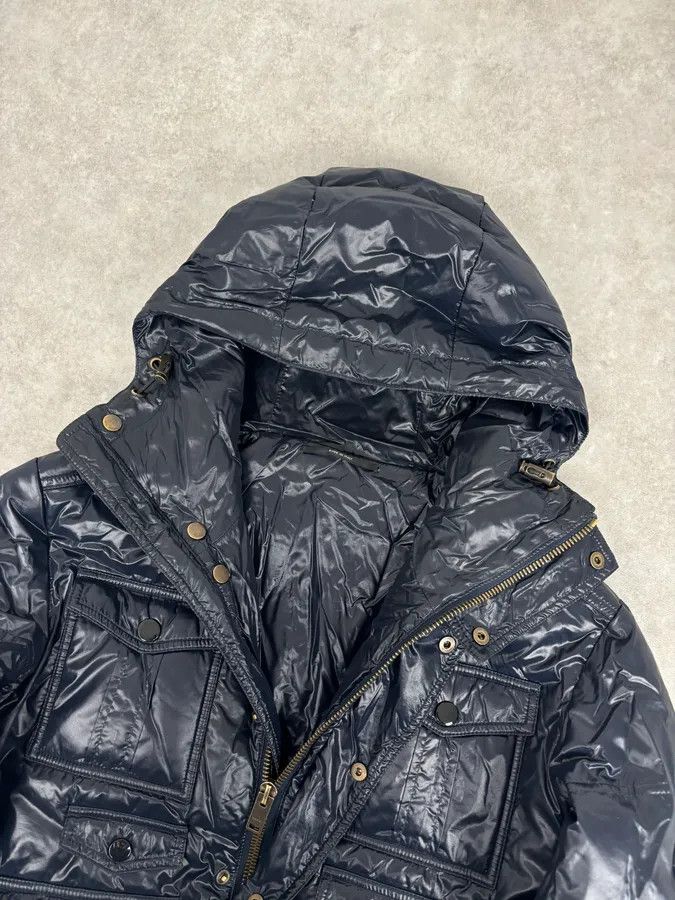 Gucci AW2008 Gucci Navy Satin Hooded Puffer Bomber Jacket Size US M / EU 48-50 / 2 - 8 Thumbnail