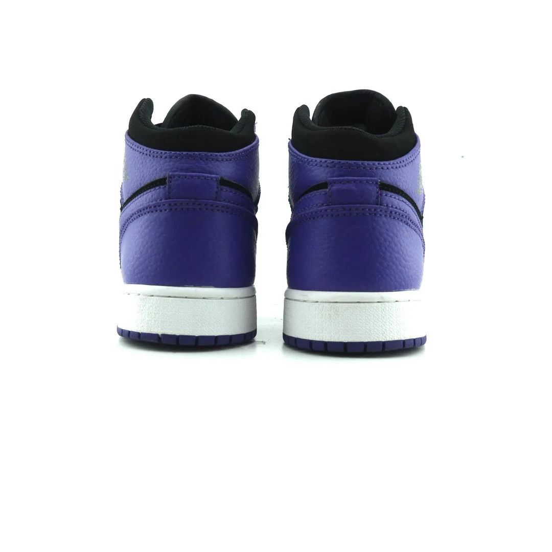 Nike Nike Air Jordan 1 Mid 'Dark Concord' trainers black purple Size US 9 / EU 42 - 4 Thumbnail