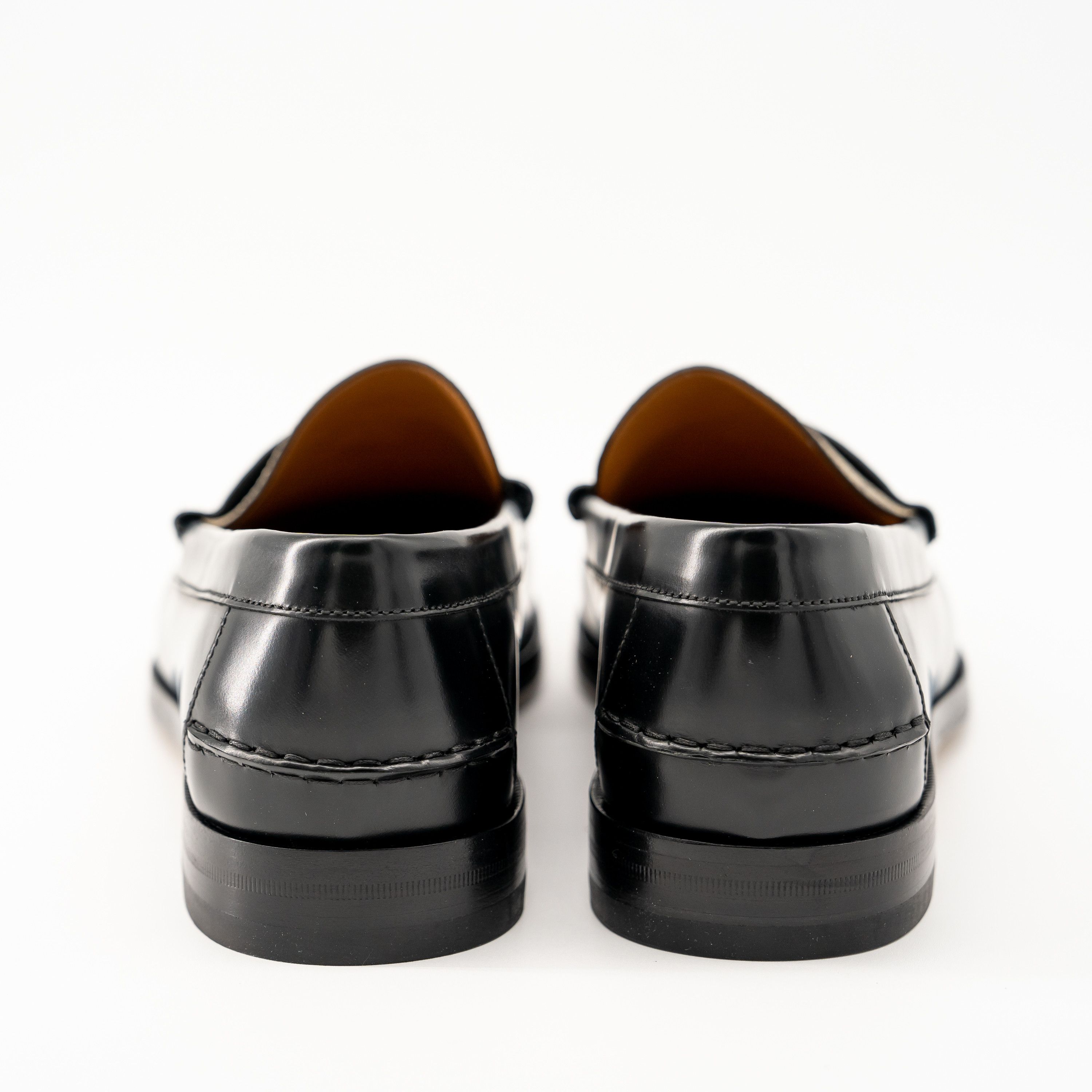 Gucci 13G 13.5 US Gucci Tassel GG Black Beige Loafers Leather Size US 13 / EU 46 - 4 Thumbnail