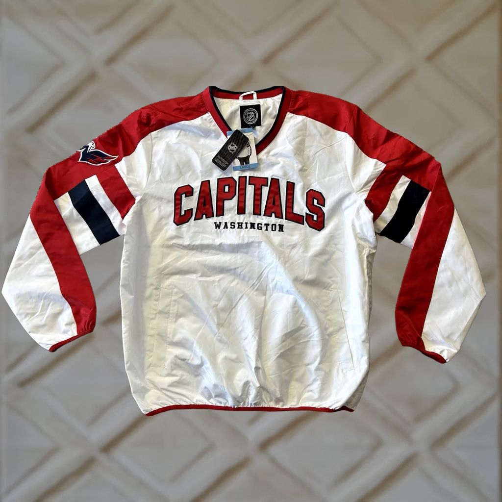 NHL Washington Capitals NHL Official Licensed vneck Fan Jersey Size XL Mens NEW Size US L / EU 52-54 / 3 - 1 Thumbnail