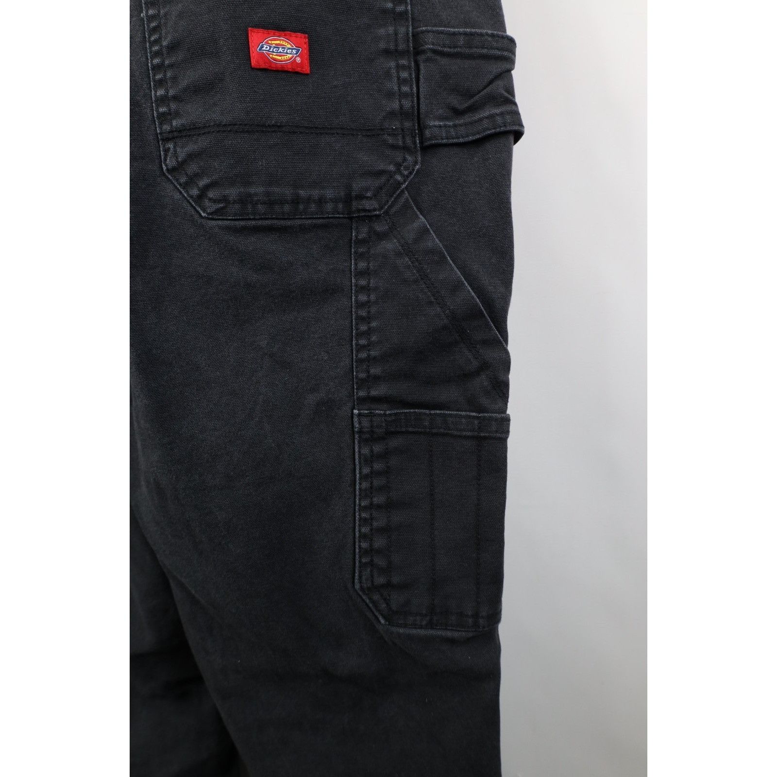 Dickies Vintage Y2K Dickies Distressed Cut Off Canvas Overalls Size 26" / US 2 / IT 38 - 15 Thumbnail