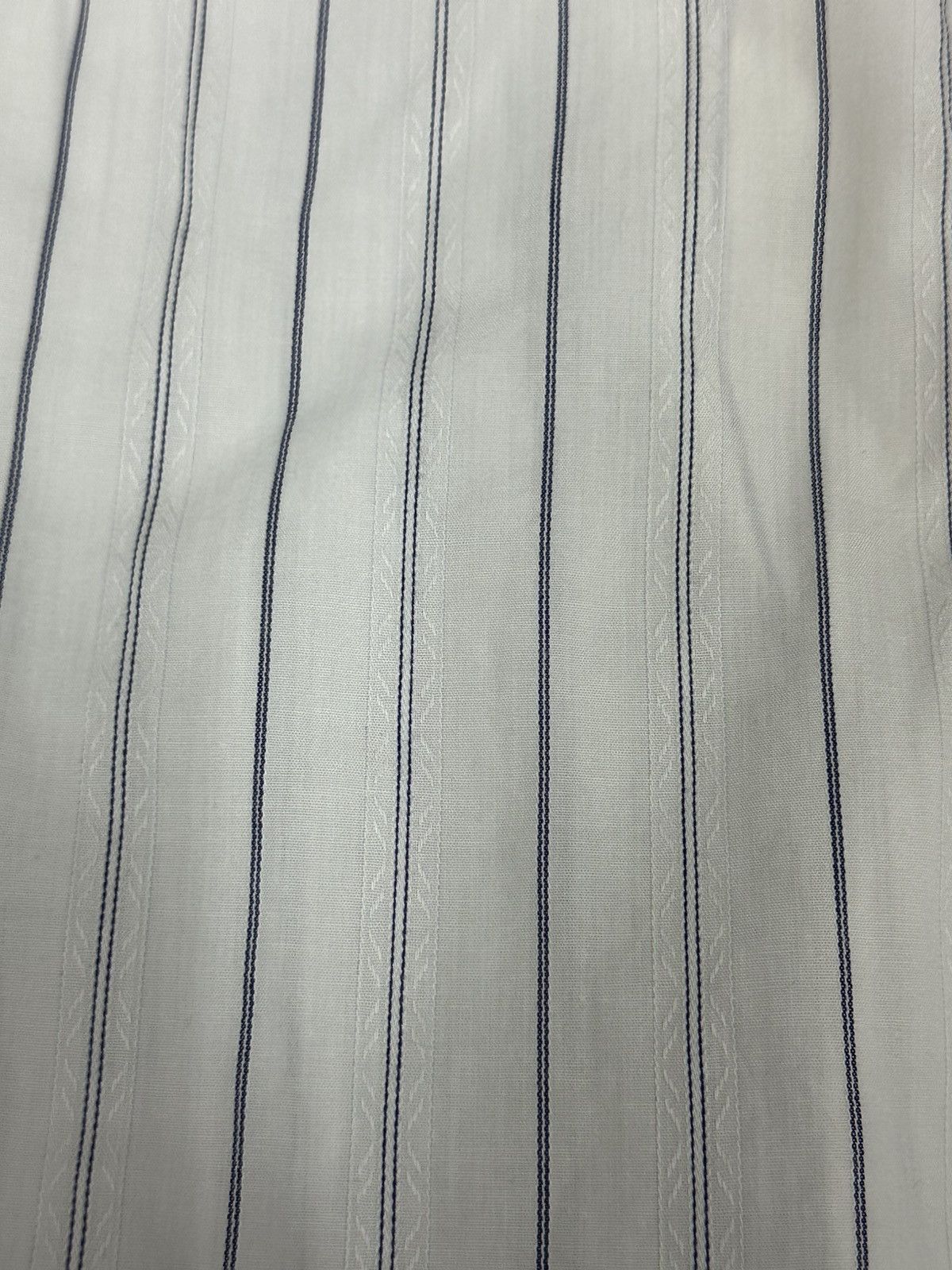 Saint Laurent Paris Vintage Yves Saint Laurent Logo Striped L/S Button Up Shirt Size US M / EU 48-50 / 2 - 6 Thumbnail
