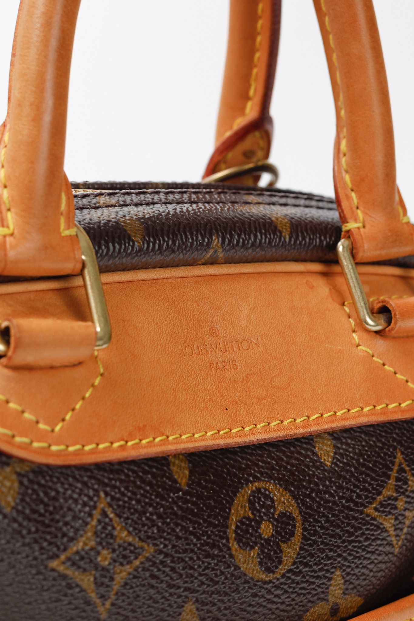 Louis Vuitton Louis Vuitton Trouville Monogram Canvas Top-Handle Bag Size ONE SIZE - 8 Thumbnail