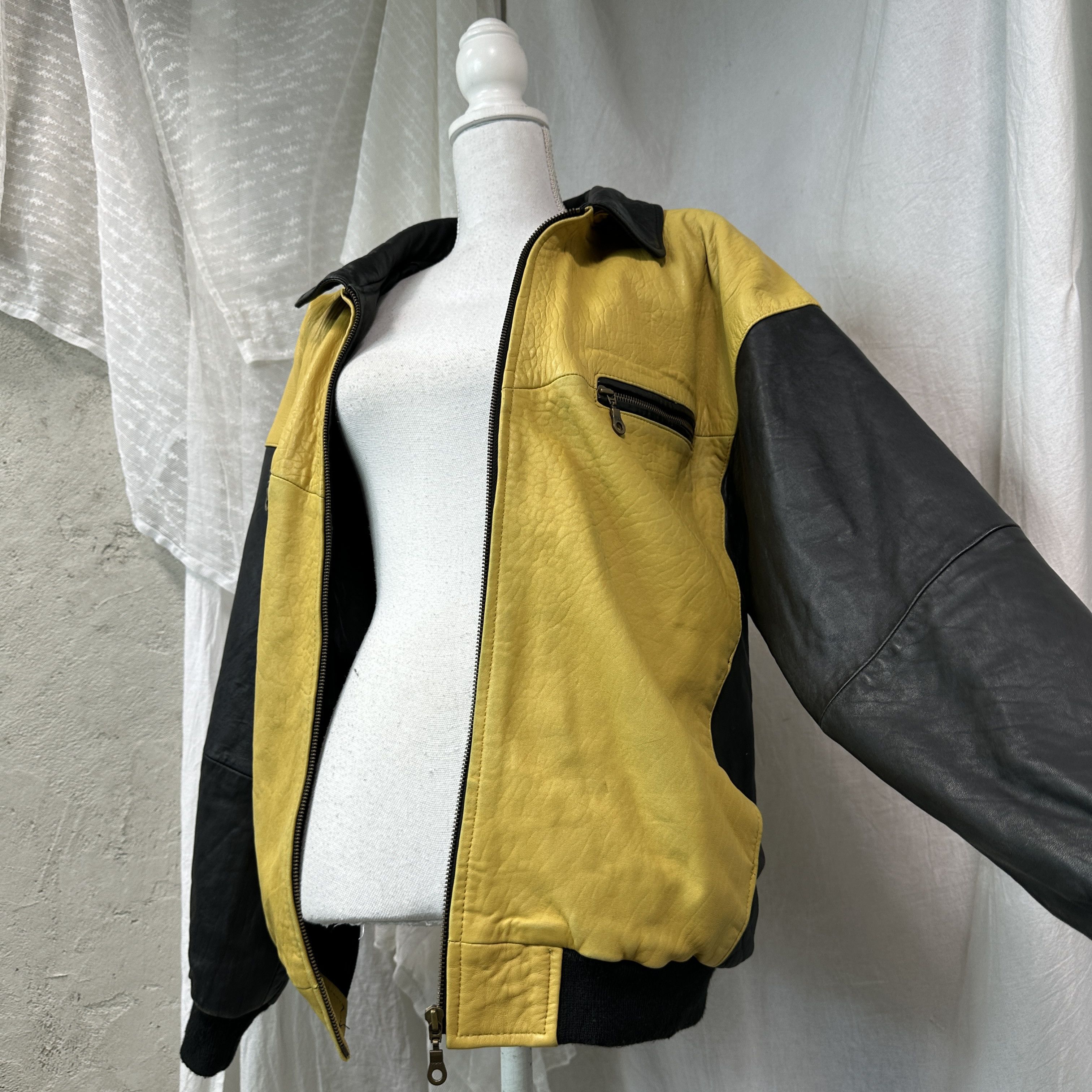 Vintage Vintage Leather Old School Moto Biker Jacket 80s Size US XL / EU 56 / 4 - 6 Thumbnail
