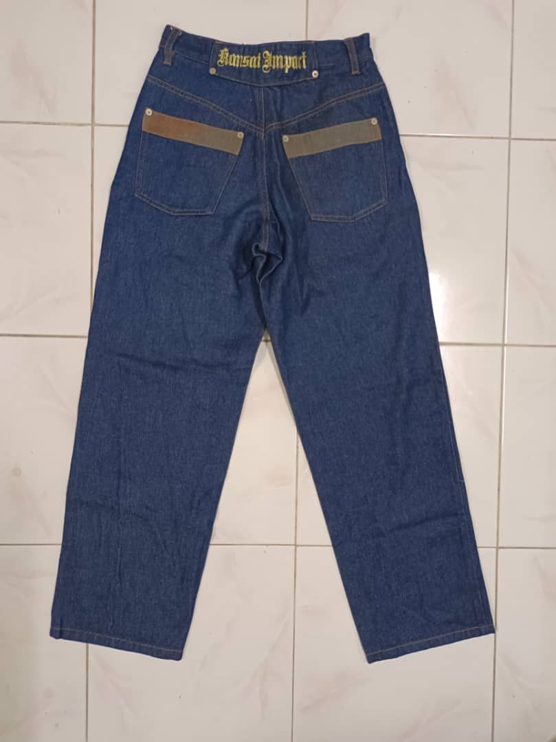 Designer × Kansai Yamamoto KANSAI YAMAMOTO Impact Baggy Jeans Size 26" / US 2 / IT 38 - 3 Thumbnail