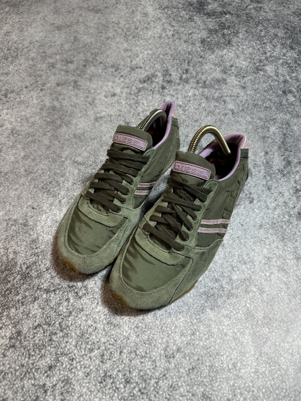 Diesel Y2K Vintage Diesel Leather Sneakers Avant Garde Style USA Size US 7 / IT 37 - 5 Thumbnail