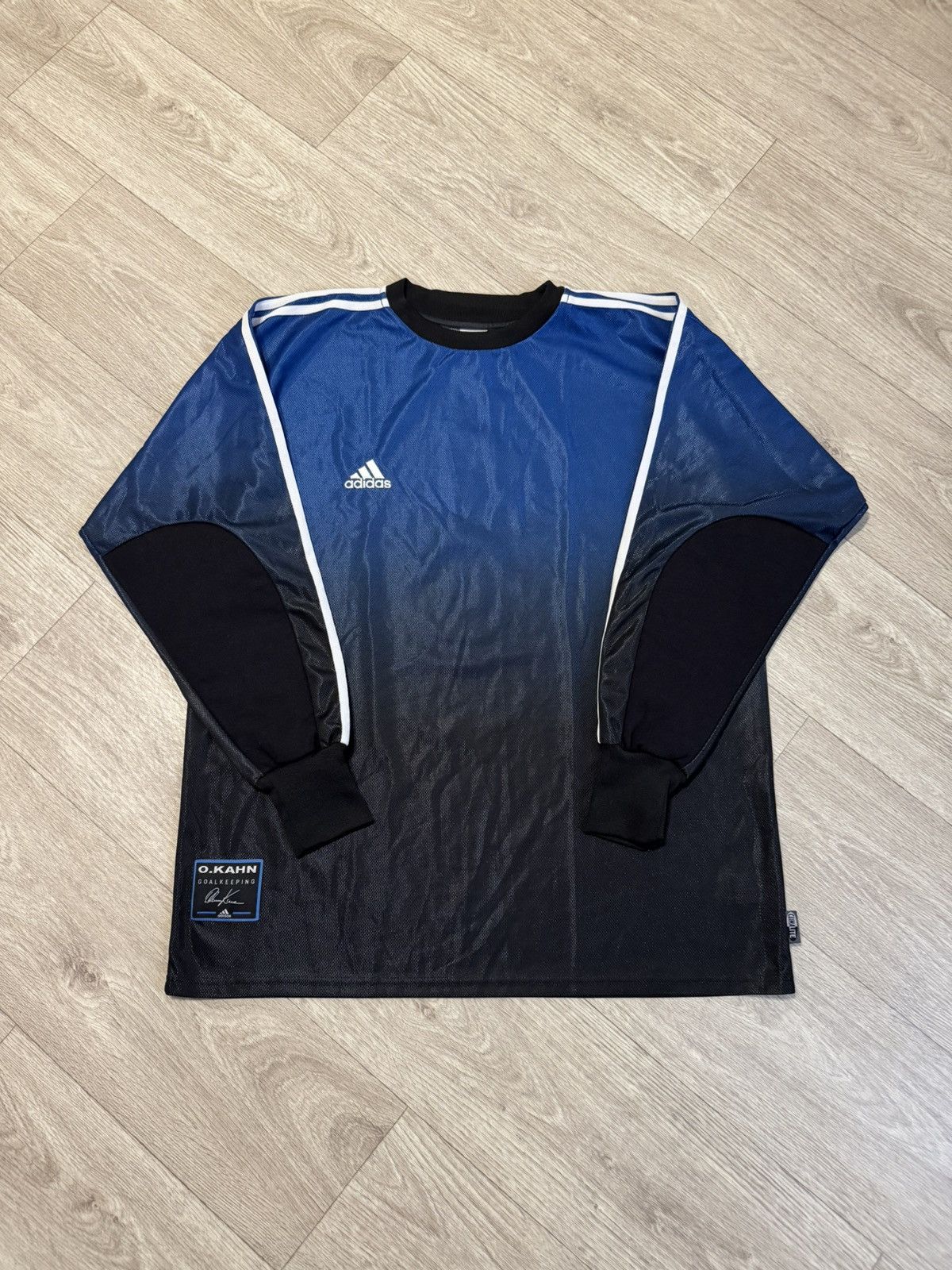 Adidas 🔷Vintage Adidas O. Kahn Long sleeve Goalkeeper Soccer jersey Size US XL / EU 56 / 4 - 1 Thumbnail