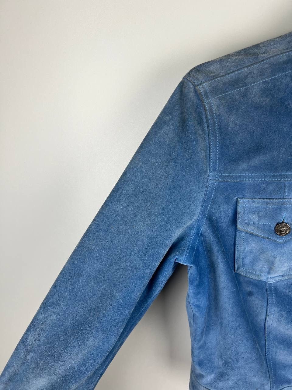 Versace × Versace Jeans Couture × Vintage Versace Jeans Couture leather vintage jacket size XS Size XS / US 0-2 / IT 36-38 - 21 Thumbnail