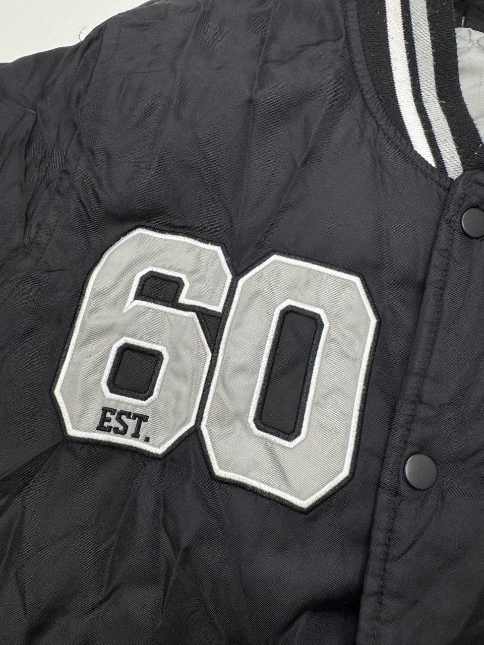NFL NFL Raiders Bomber Jacket Black Quilted Varsity Size US XS / EU 42 / 0 - 4 Thumbnail