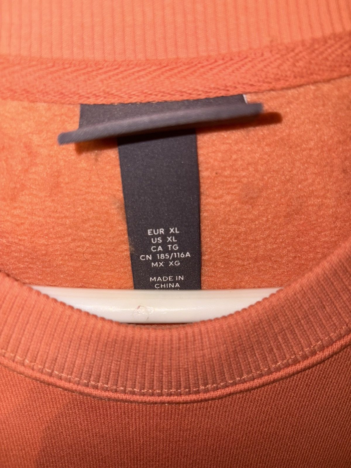 H&M OVERDYED ORANGE JUICE Size US XL / EU 56 / 4 - 4 Thumbnail