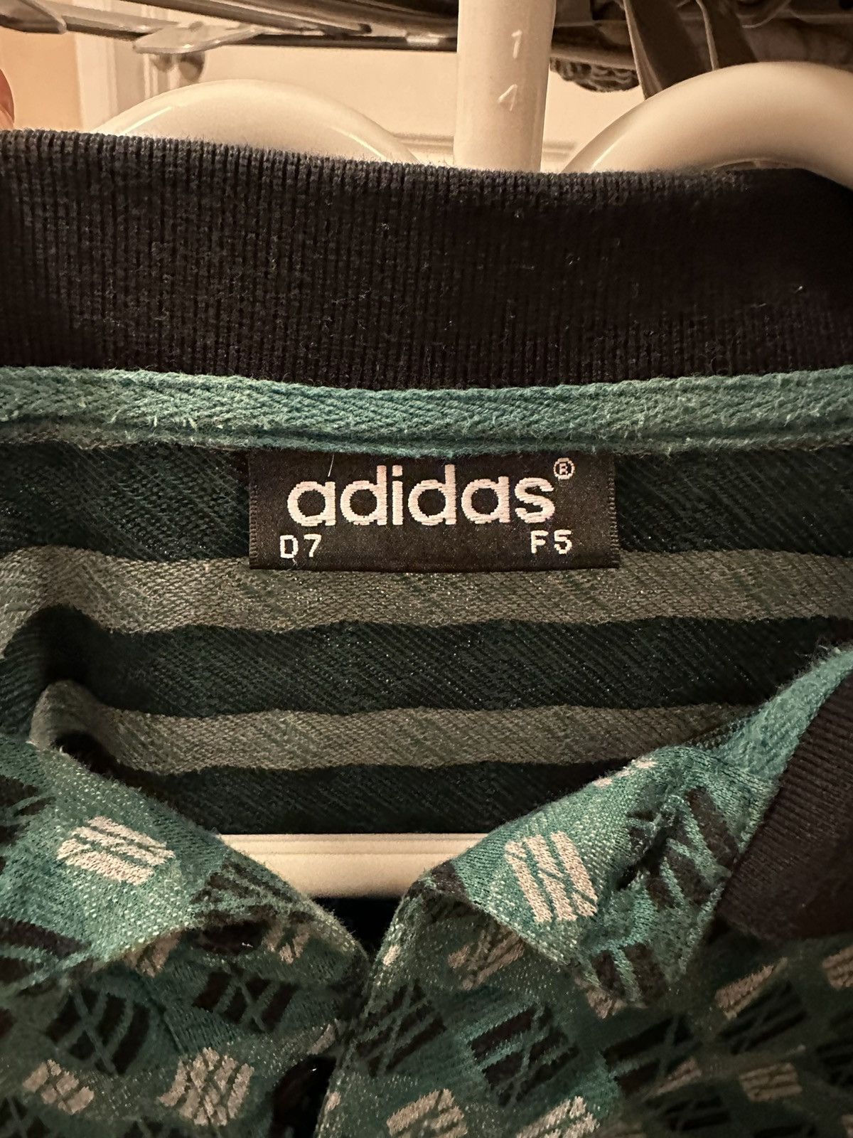 Adidas Vintage 90s Adidas D7 F5 Polo Size US L / EU 52-54 / 3 - 2 Thumbnail