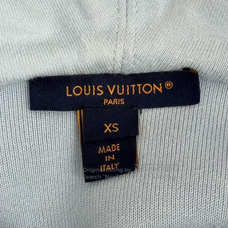 Louis Vuitton Louis Vuitton Light blue badge logo wool zip-up hoodie Size US XS / EU 42 / 0 - 5 Thumbnail