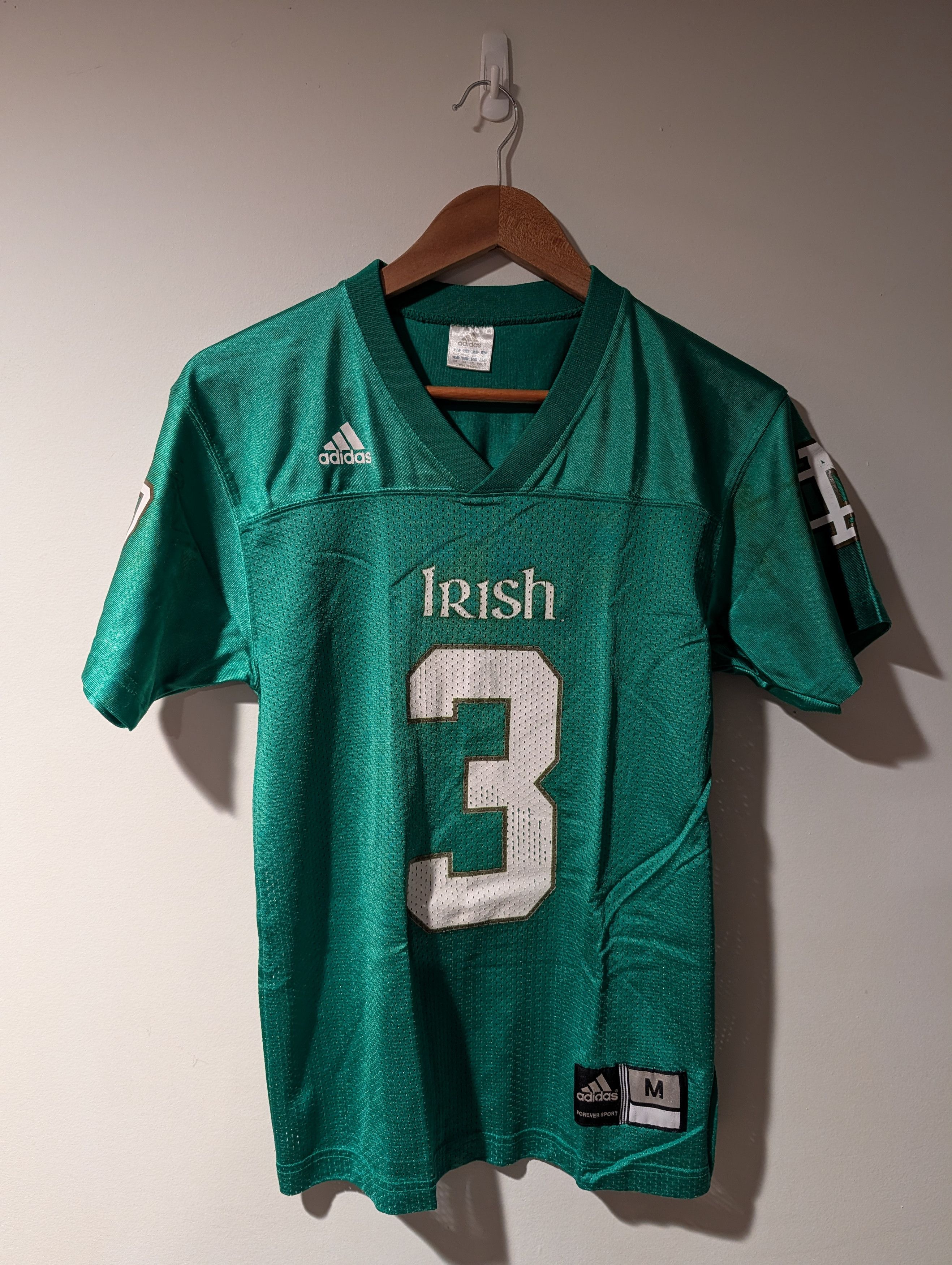 NCAA Vintage Notre Dame Fighting Irish Jersey Boys Medium 10/12 Size US M / EU 48-50 / 2 - 1 Thumbnail