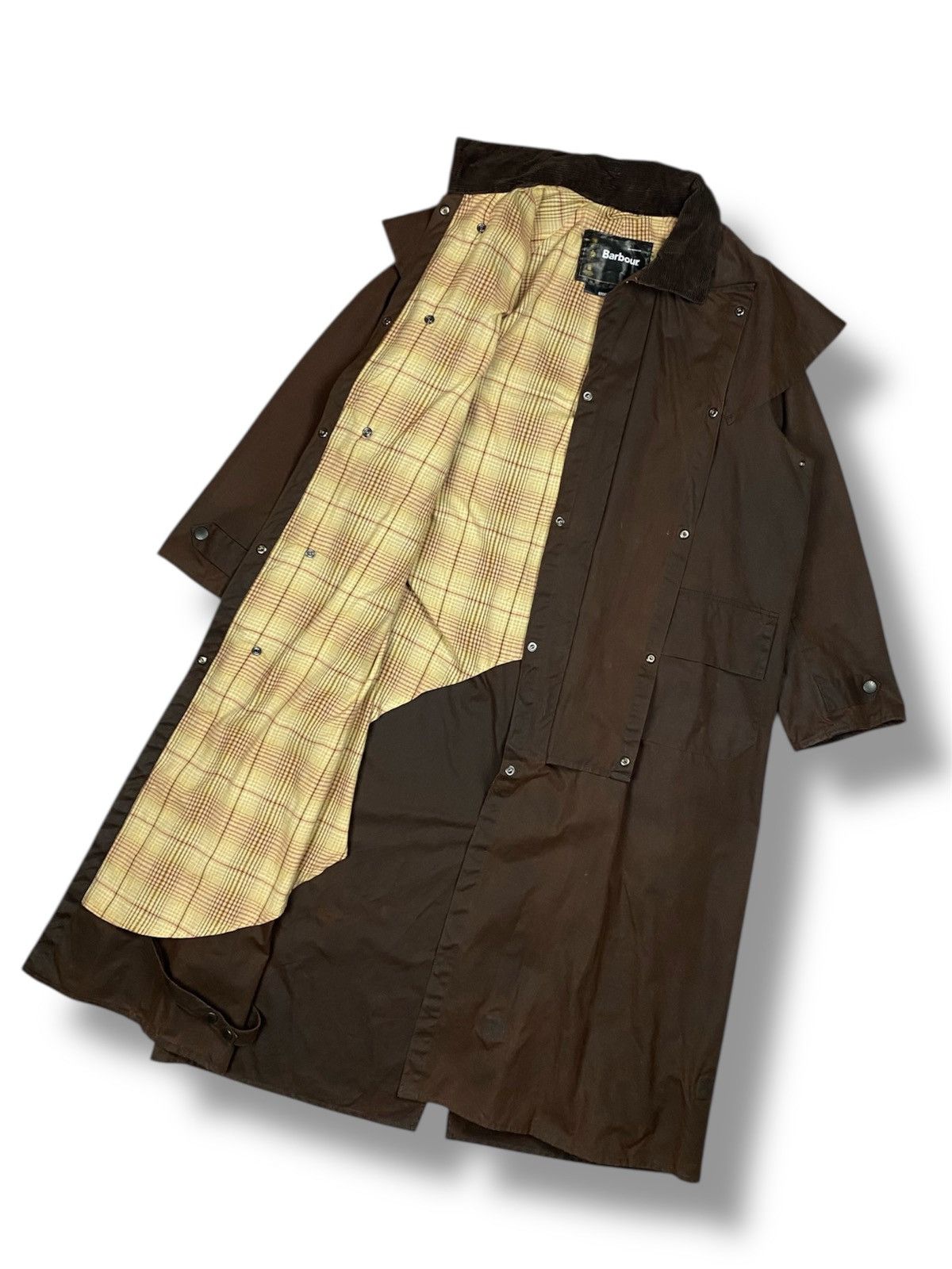 Barbour Barbour Stockman A1554 Long Waxed Riding Coat UK42 Size US L / EU 52-54 / 3 - 11 Thumbnail