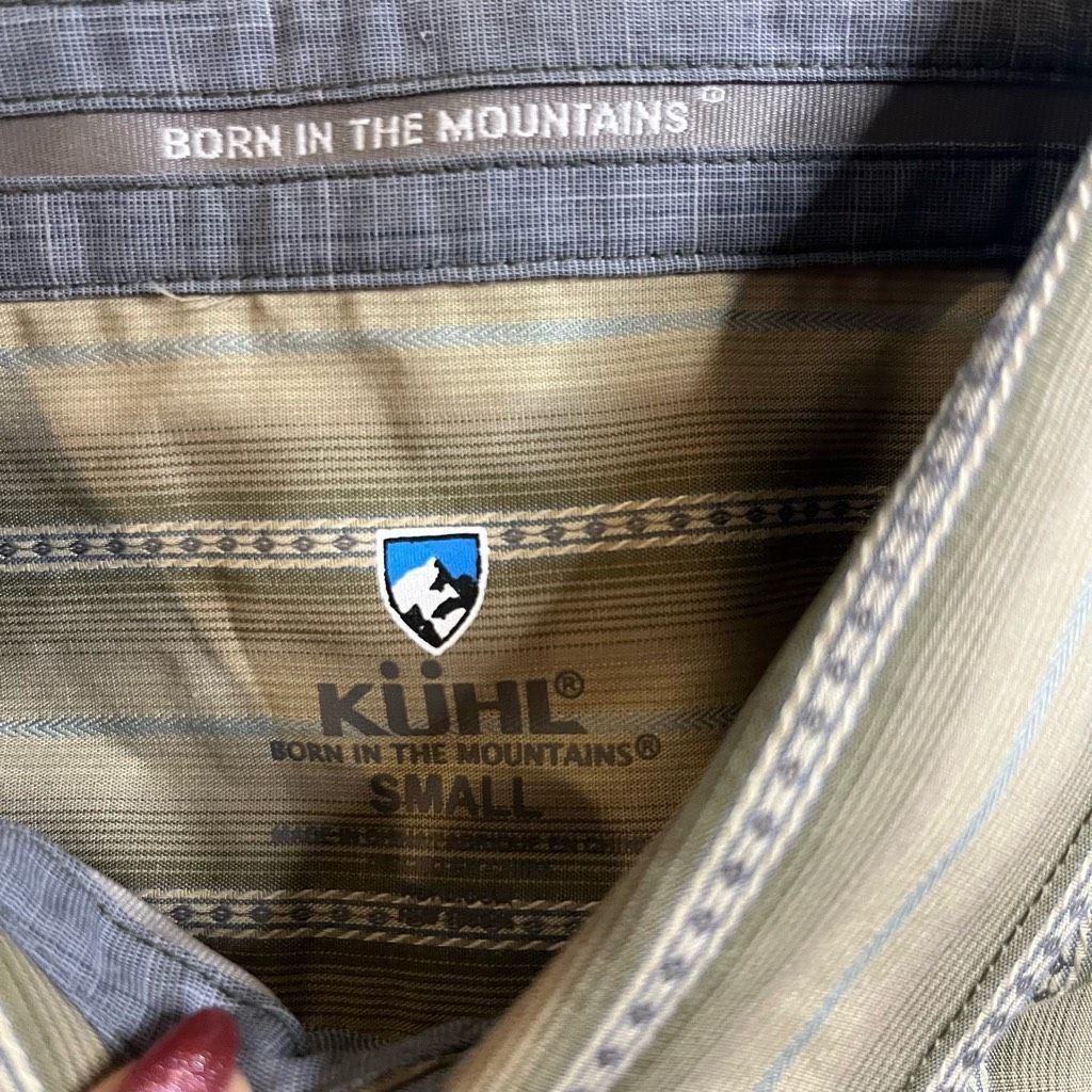 Kuhl Kuhl Tan Plaid Casual Buttonup Shirt Men Small Bin L-34 Size US S / EU 44-46 / 1 - 3 Thumbnail
