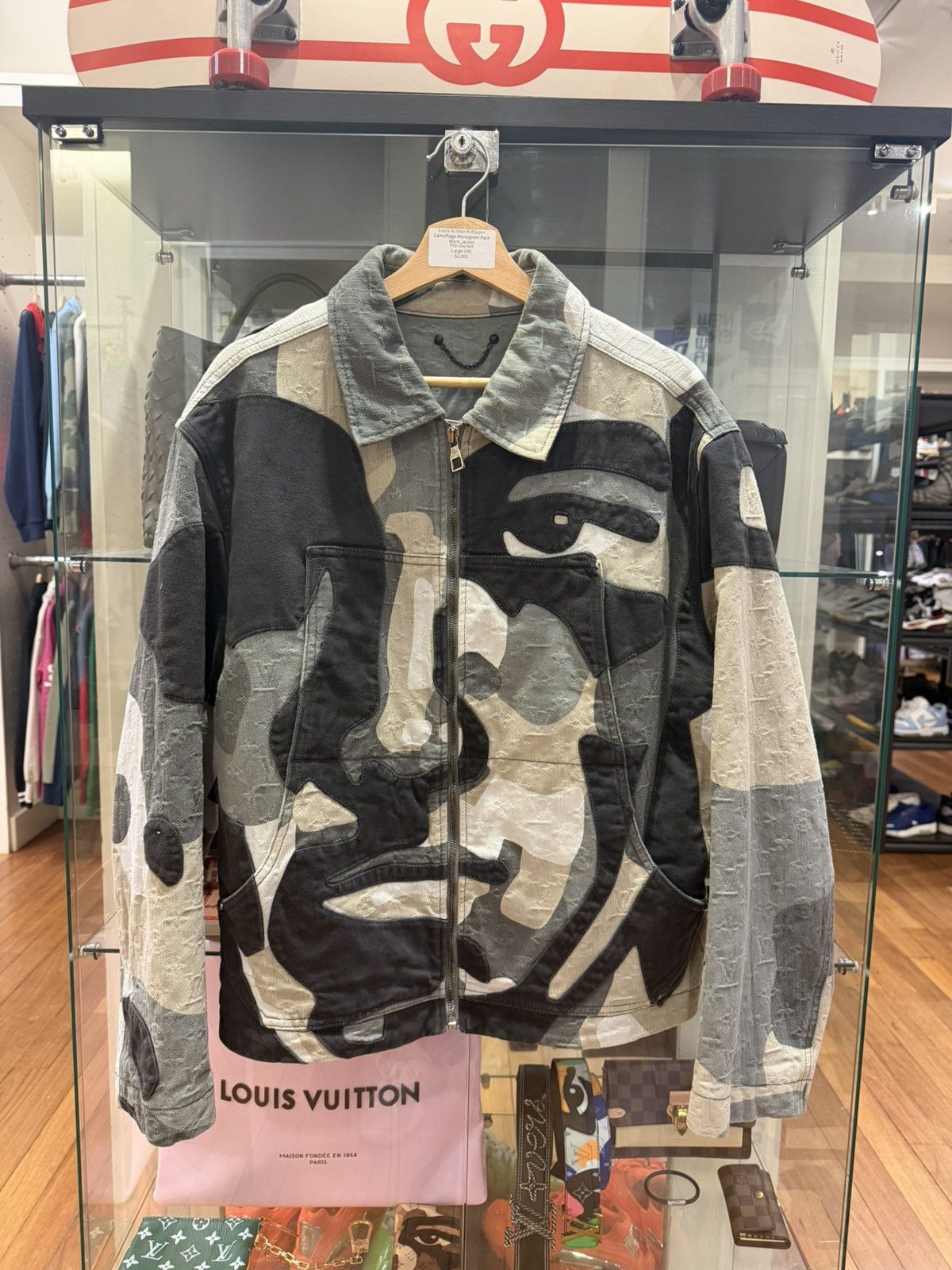 Louis Vuitton Louis Vuitton KidSuper Camoflage Monogram Face Work Jacket Size US M / EU 48-50 / 2 - 1 Thumbnail