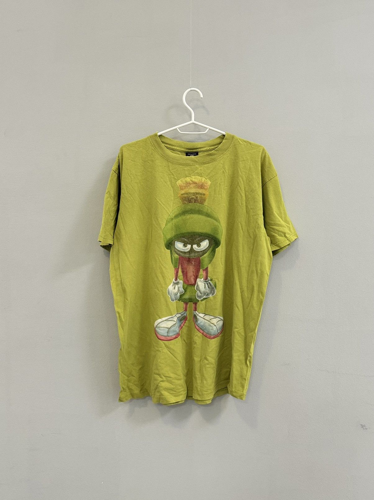 Vintage × Warner Bros VINTAGE 90s MARVIN THE MARTIAN AOP TEE SHIRT GREEN XL Size US L / EU 52-54 / 3 - 1 Thumbnail