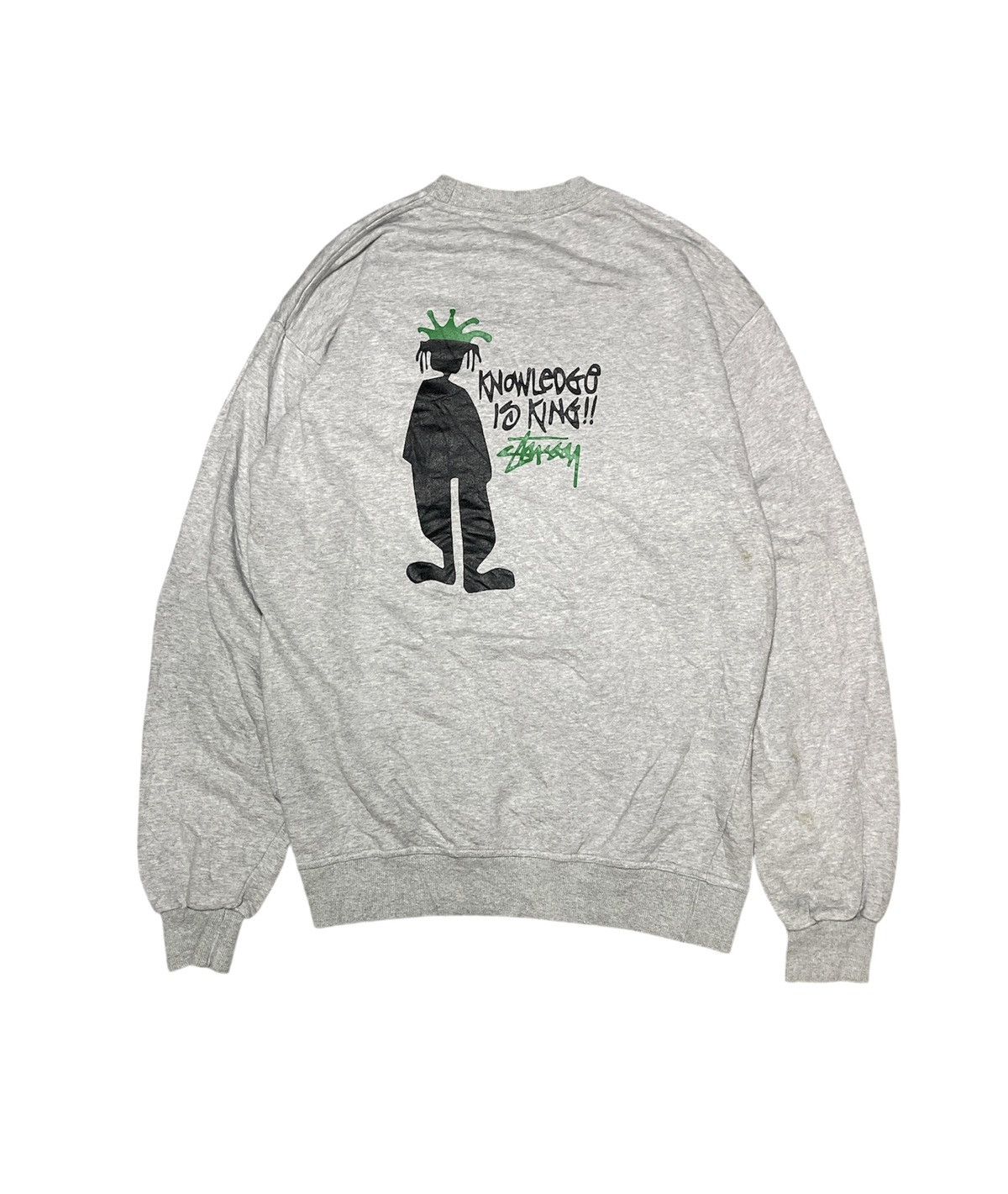 Stussy Vintage Stussy Knowledge Is King Sweatshirts Size US L / EU 52-54 / 3 - 2 Thumbnail