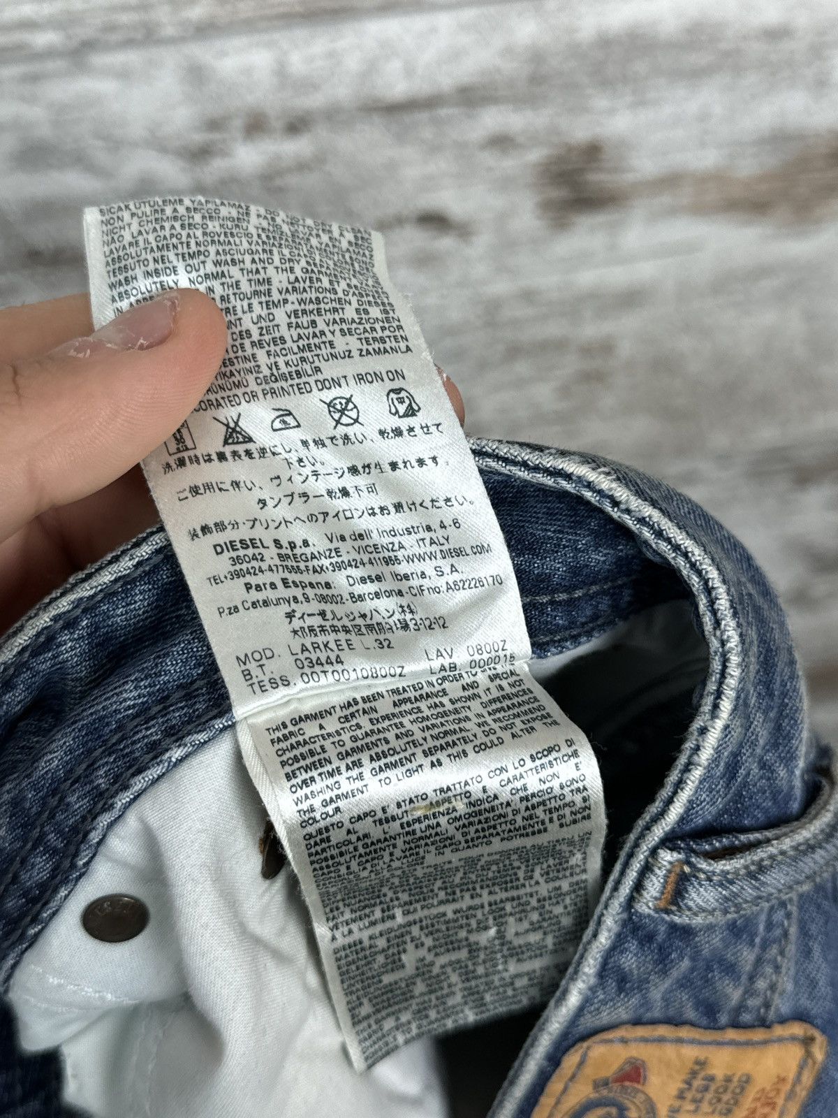 Diesel Mens Vintage Diesel baggy jeans y2k opium pants streetwear Size US 34 / EU 50 - 19 Thumbnail