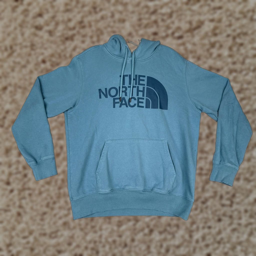 The North Face The North Face Sweatshirt Hoodie Mens Medium Blue Logo Graphic Print Pullover Fleece Knit Jersey Pullover Size US M / EU 48-50 / 2 - 1 Thumbnail