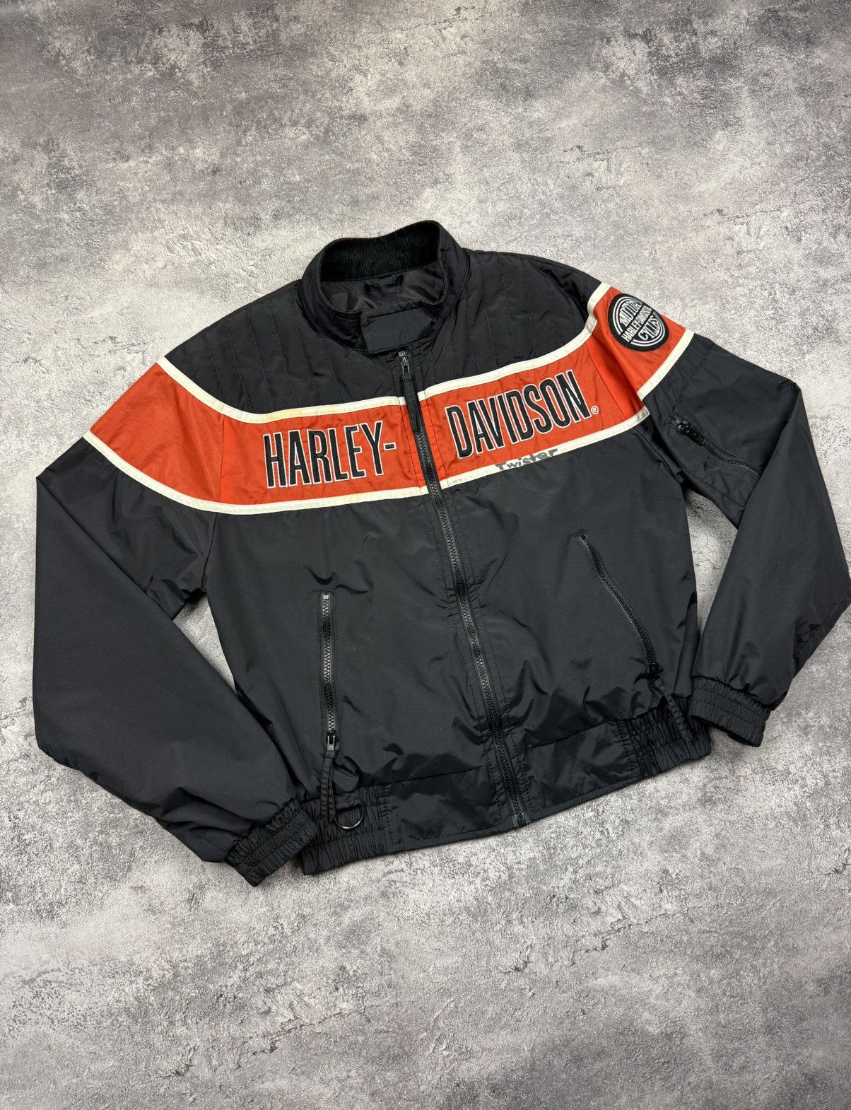 Harley Davidson Vintage Harley Davidson Jacket Big Logo Y2K Made In USA Size US S / EU 44-46 / 1 - 4 Thumbnail