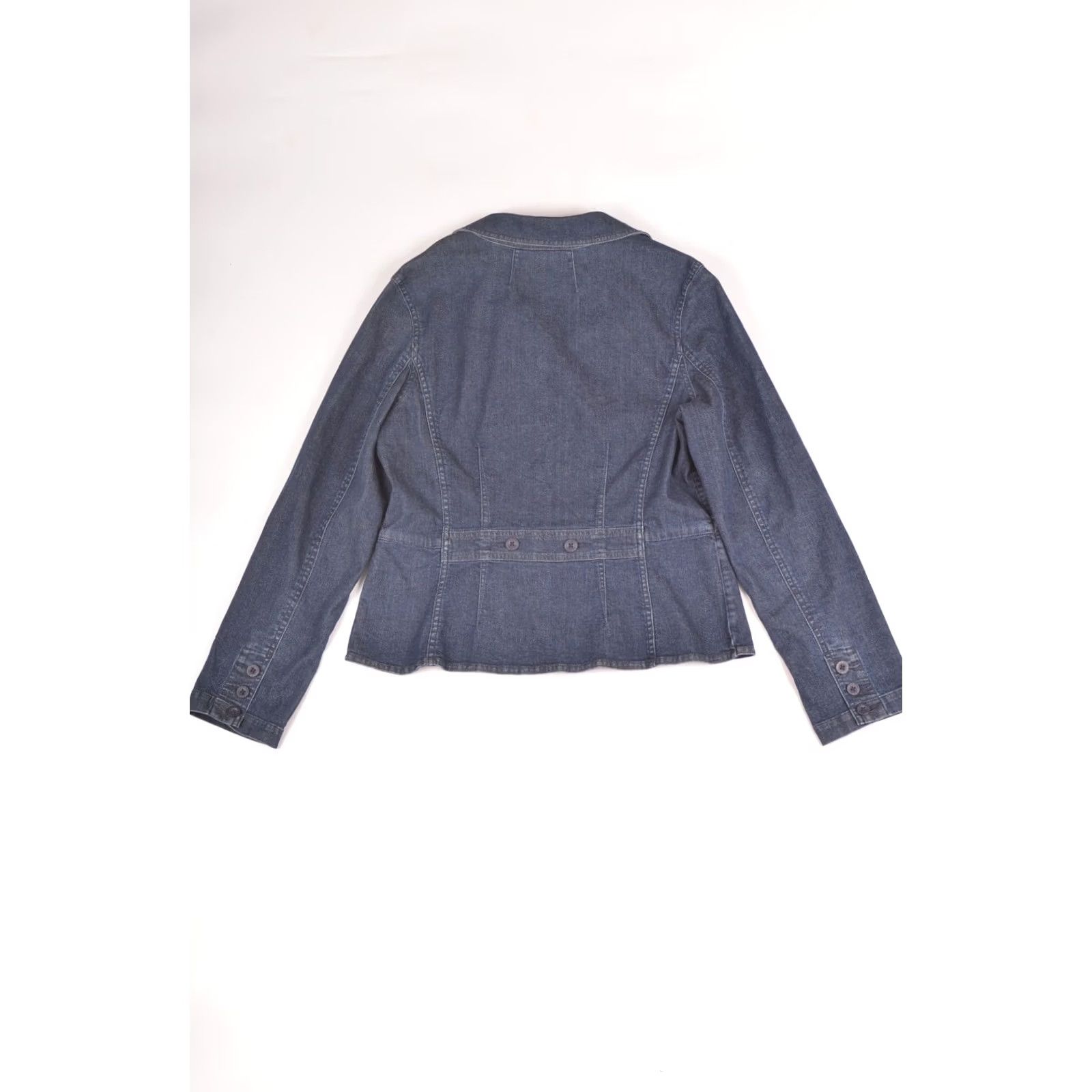 Vintage L.L. Bean Womens Vintage Stretch Denim Front Pockets Jacket M Blue Womens, Front Pockets, Denim, Stretch, Jacket, Vintage, 98% cotton / 2% spandex Size M / US 6-8 / IT 42-44 - 5 Thumbnail