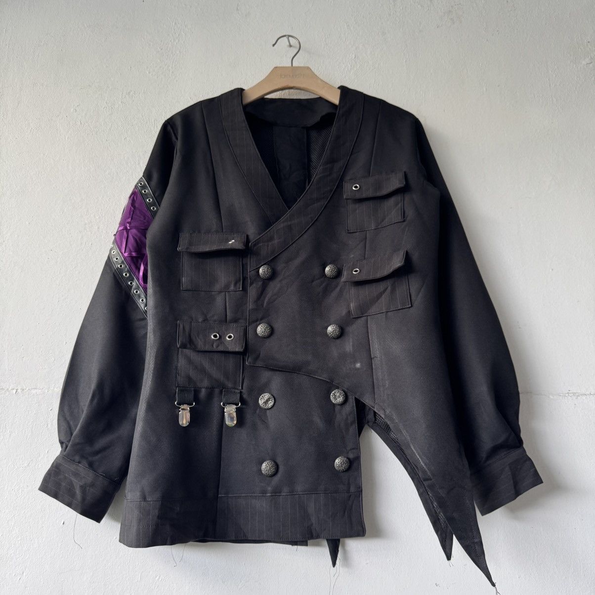 If Six Was Nine Unbrand Gothic Cyber Punk Emo asymmetrical Jacket Size US M / EU 48-50 / 2 - 1 Thumbnail