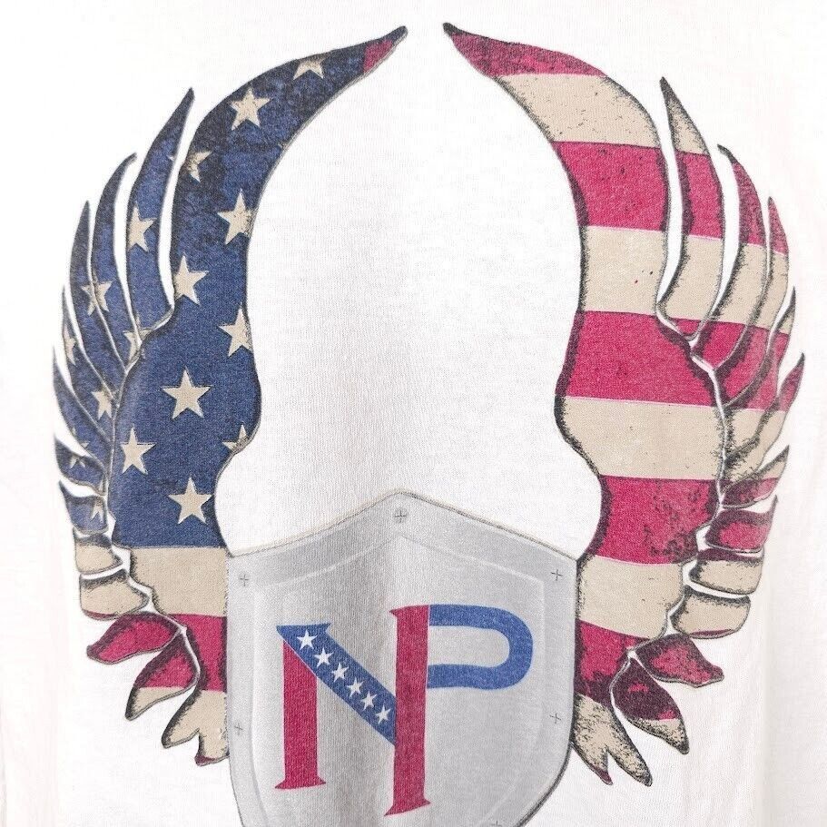 Gildan Nation Of Patriots T Shirt Mens Size Medium White Tour Size US M / EU 48-50 / 2 - 2 Thumbnail