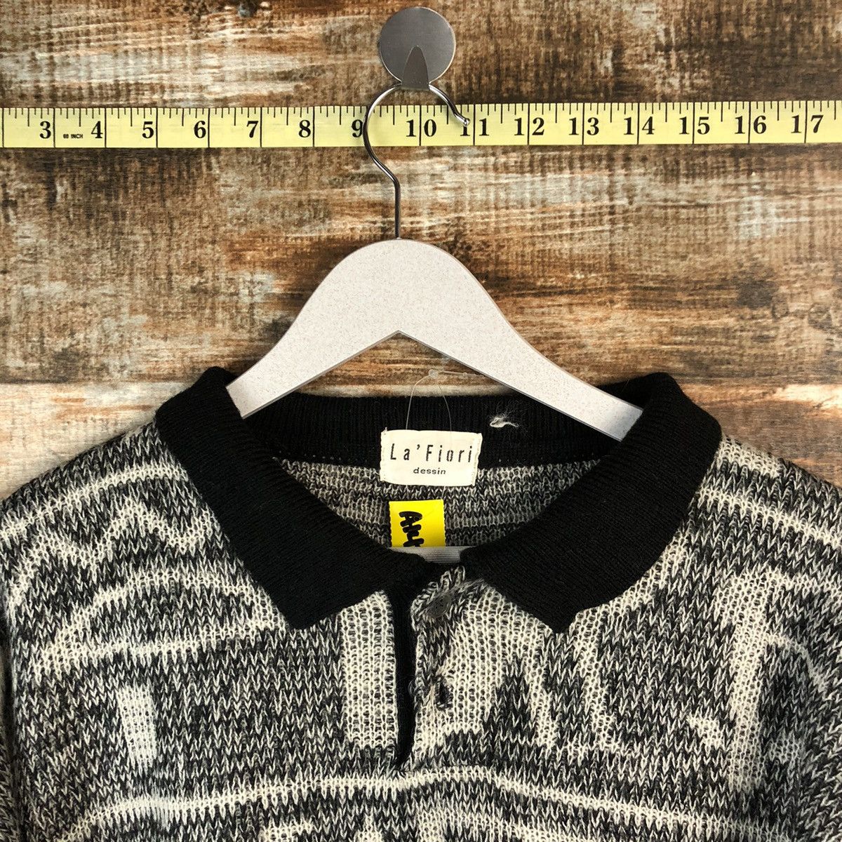 Homespun Knitwear × Japanese Brand La Fiori White Sweatshirt knitwear vintage #A1471 Size US XL / EU 56 / 4 - 4 Thumbnail