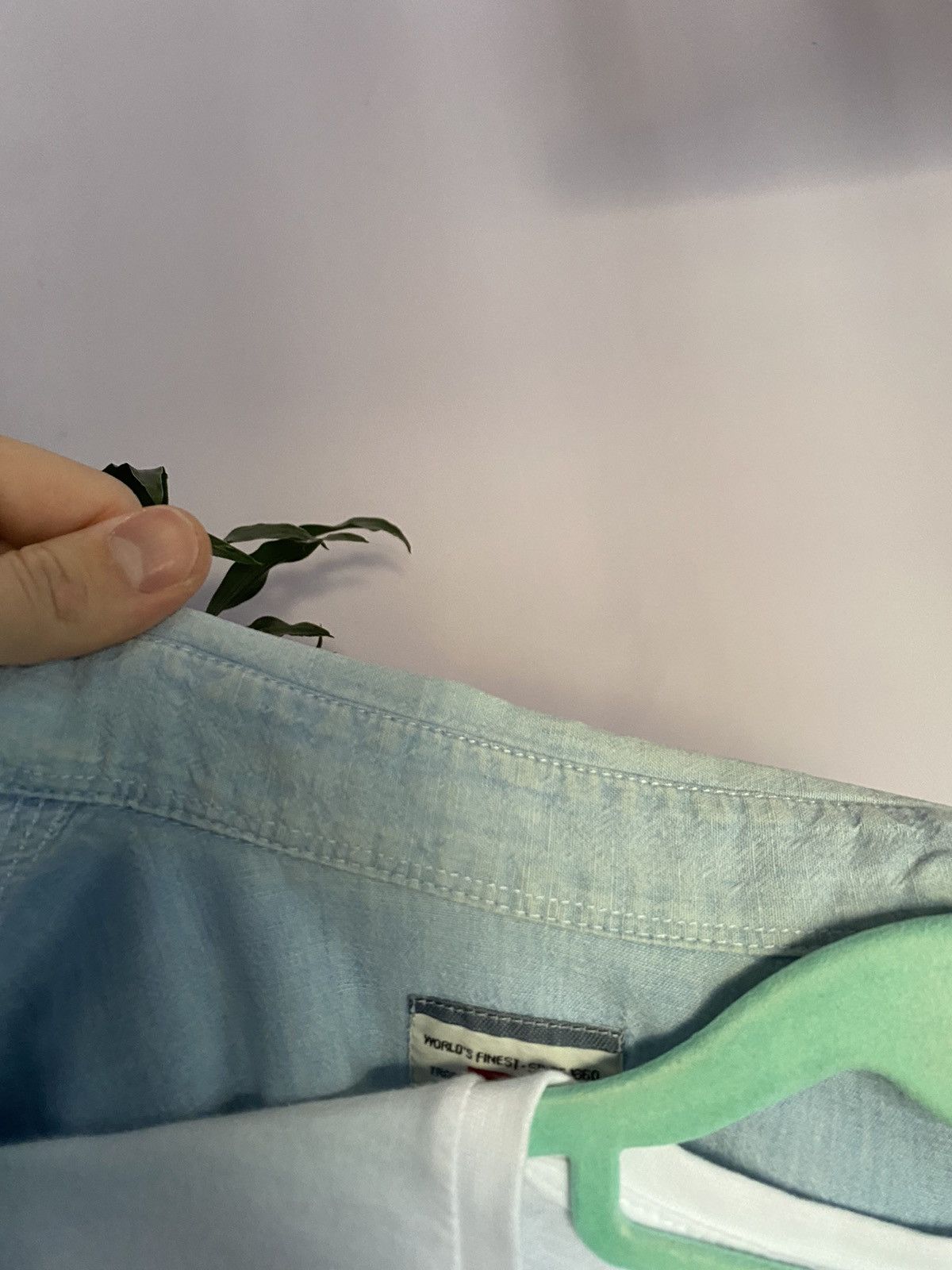 Levi's × Levi's Made & Crafted × Levi's Vintage Clothing Vtg Levis Button Up Blue Denim Shirt Size US M / EU 48-50 / 2 - 15 Thumbnail