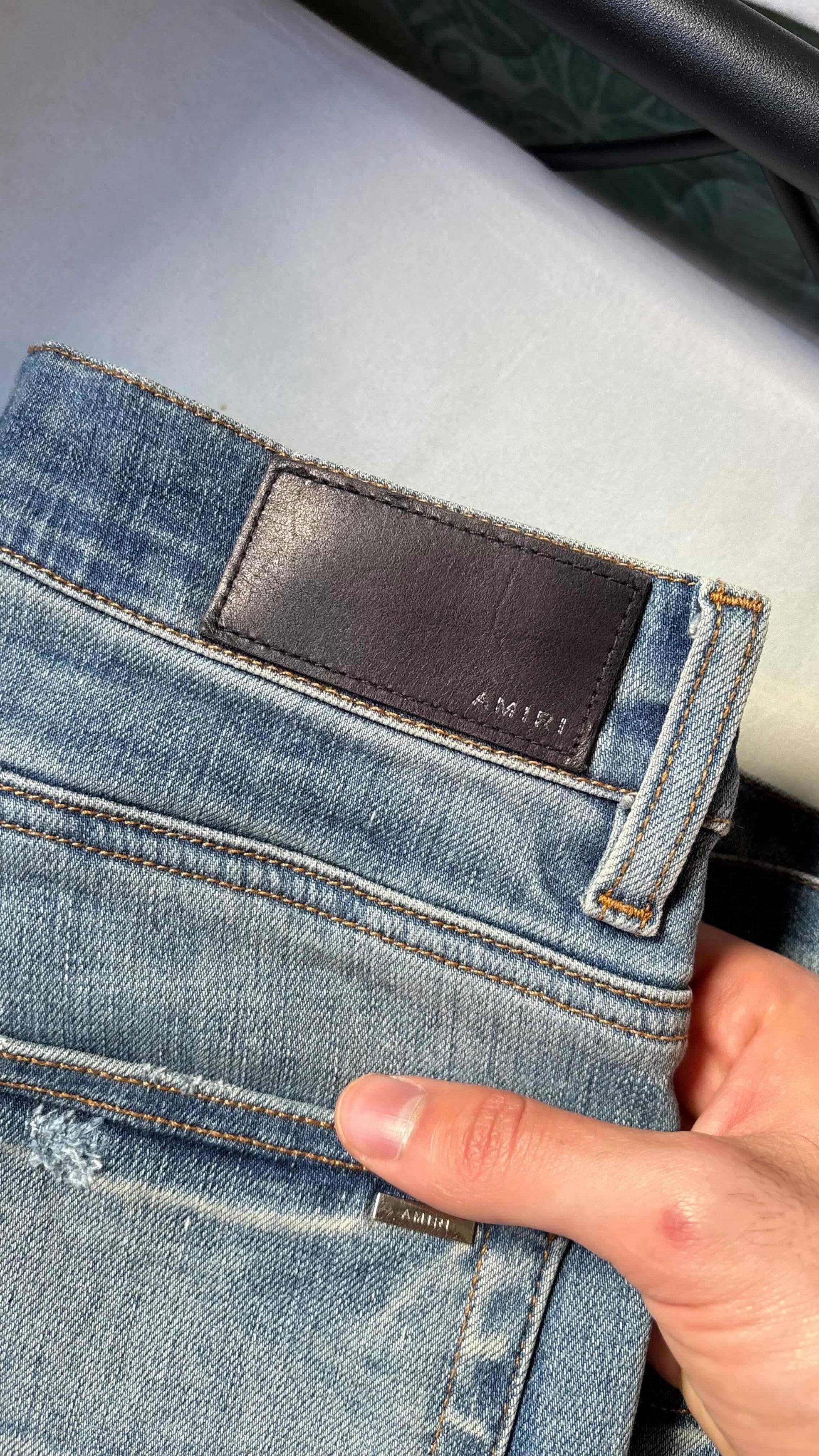 Amiri Amiri MX1 Jeans Leather Patch - dmc99 Size US 34 / EU 50 - 6 Thumbnail
