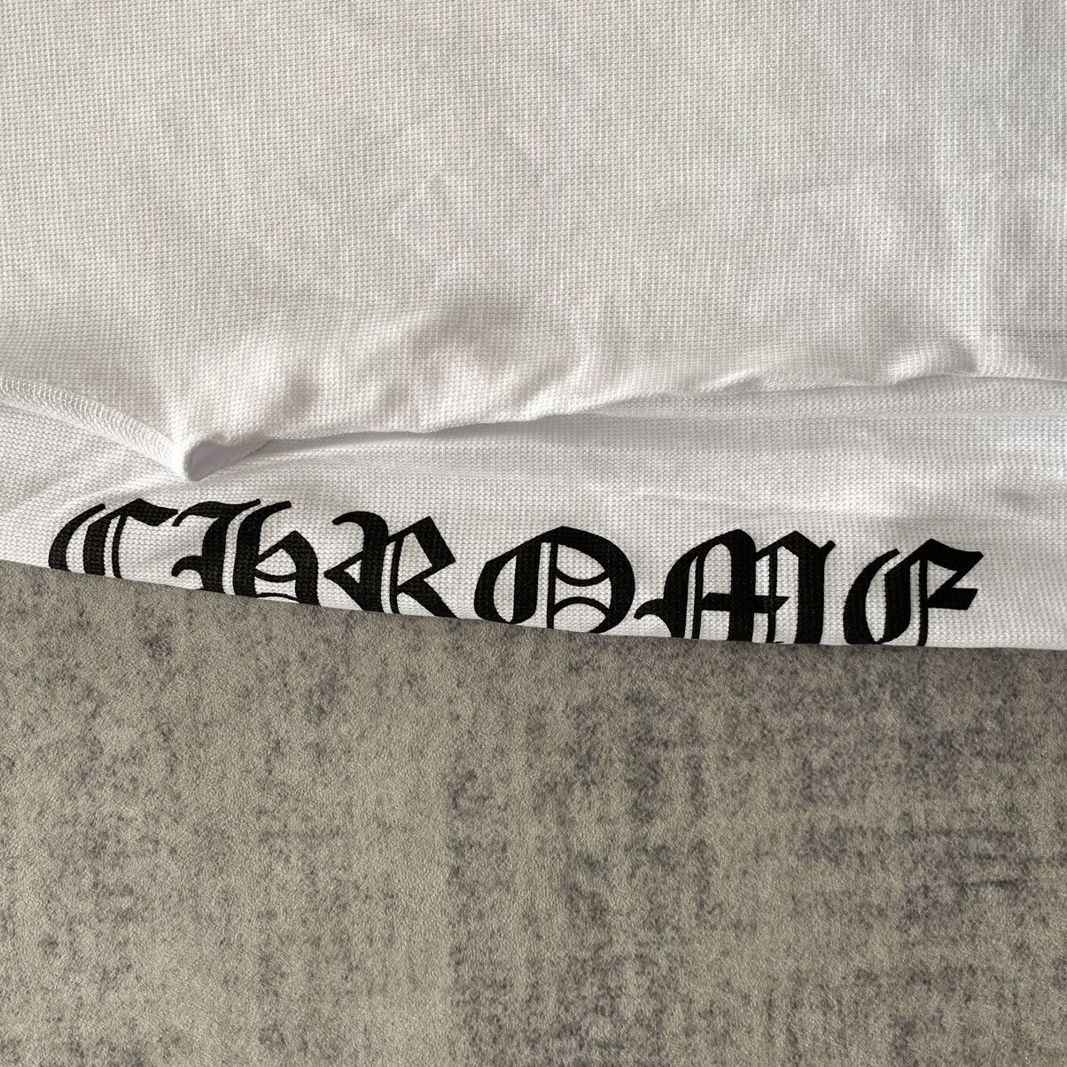 Chrome Hearts Chrome Hearts Scroll Thermal long t-shirt white Size L / US 10 / IT 46 - 5 Thumbnail