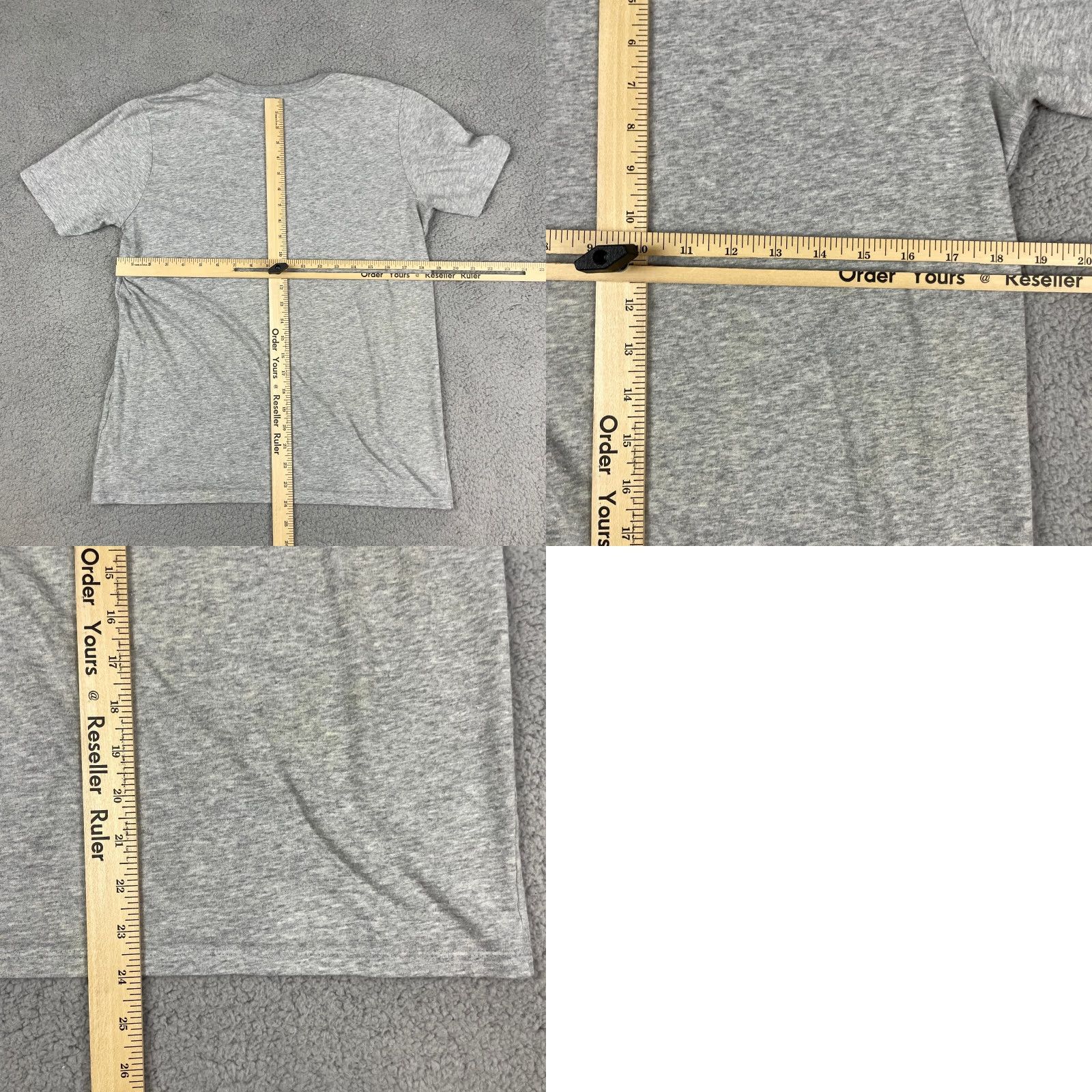 Nike Nike Dri-Fit T Shirt Mens Medium Gray Black Logo Swoosh - Nike Dri-FIT Shirt Mens M Black Logo Graphic Crew Neck Short Sleeve Size US M / EU 48-50 / 2 - 8 Thumbnail