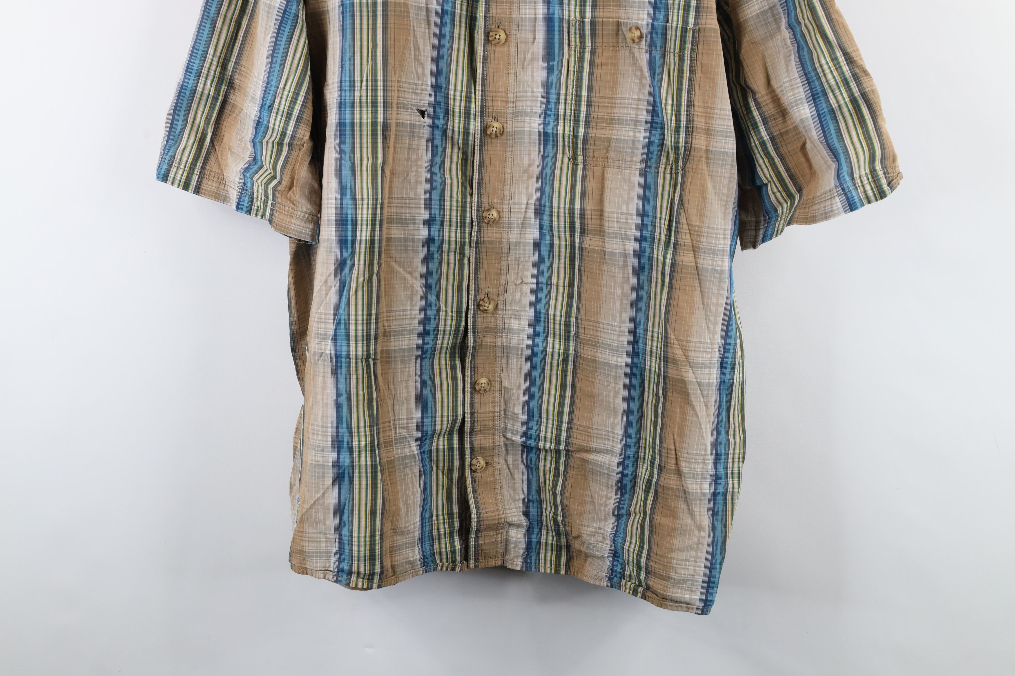 Duluth Trading Company × Vintage Duluth Trading Co Short Sleeve Button Down Shirt Plaid AS IS Size US XXL / EU 58 / 5 - 3 Thumbnail