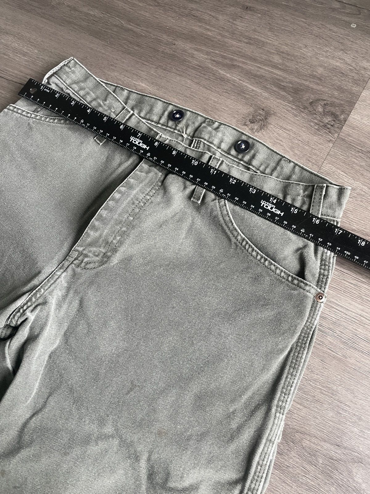 Dickies Y2K Dickies “Carpenter Style” Green Canvas Pants (No Sz.) Size US 34 / EU 50 - 6 Thumbnail