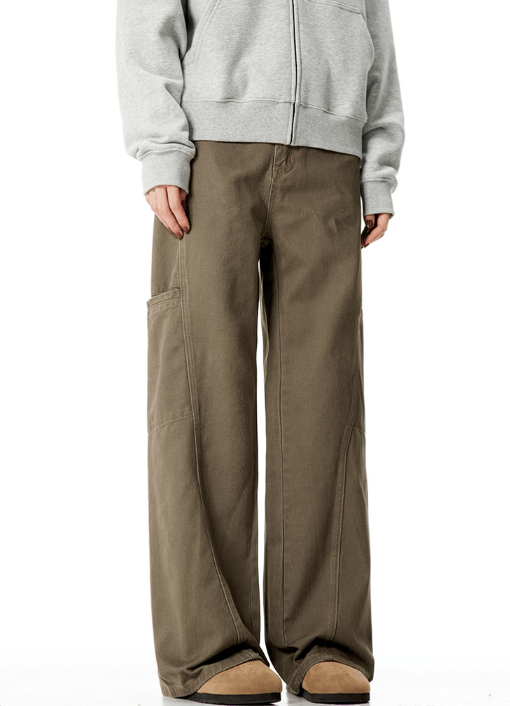 Japanese Brand Retro straight high street loose casual cargo jeans y2k Size US 32 / EU 48 - 2 Thumbnail
