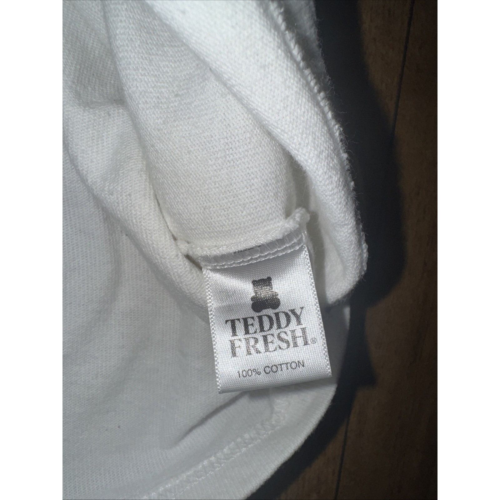 Teddy Fresh Teddy Fresh Embroidered Logo T-Shirt White XXL 24x28 Size US XXL / EU 58 / 5 - 6 Thumbnail
