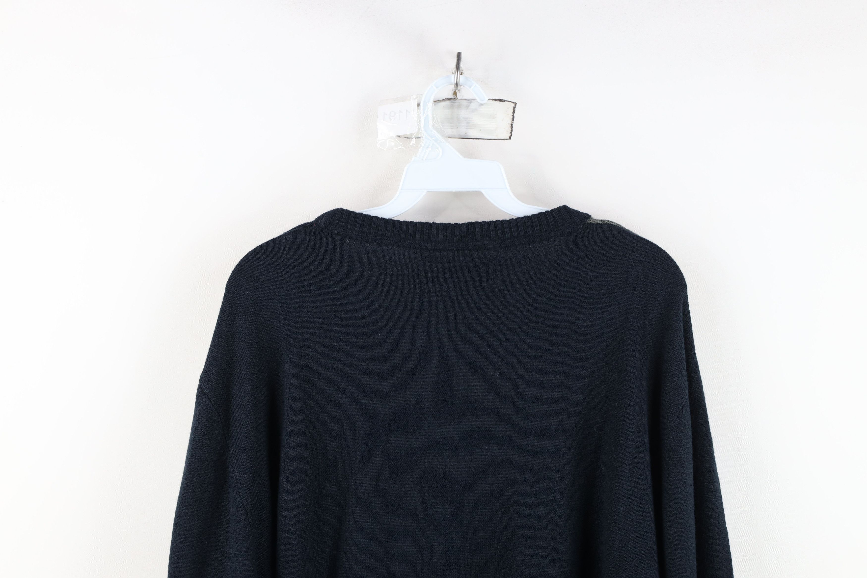 Vintage Deadstock Vintage Y2K Streetwear Knit Crewneck Sweater Size US XL / EU 56 / 4 - 10 Thumbnail