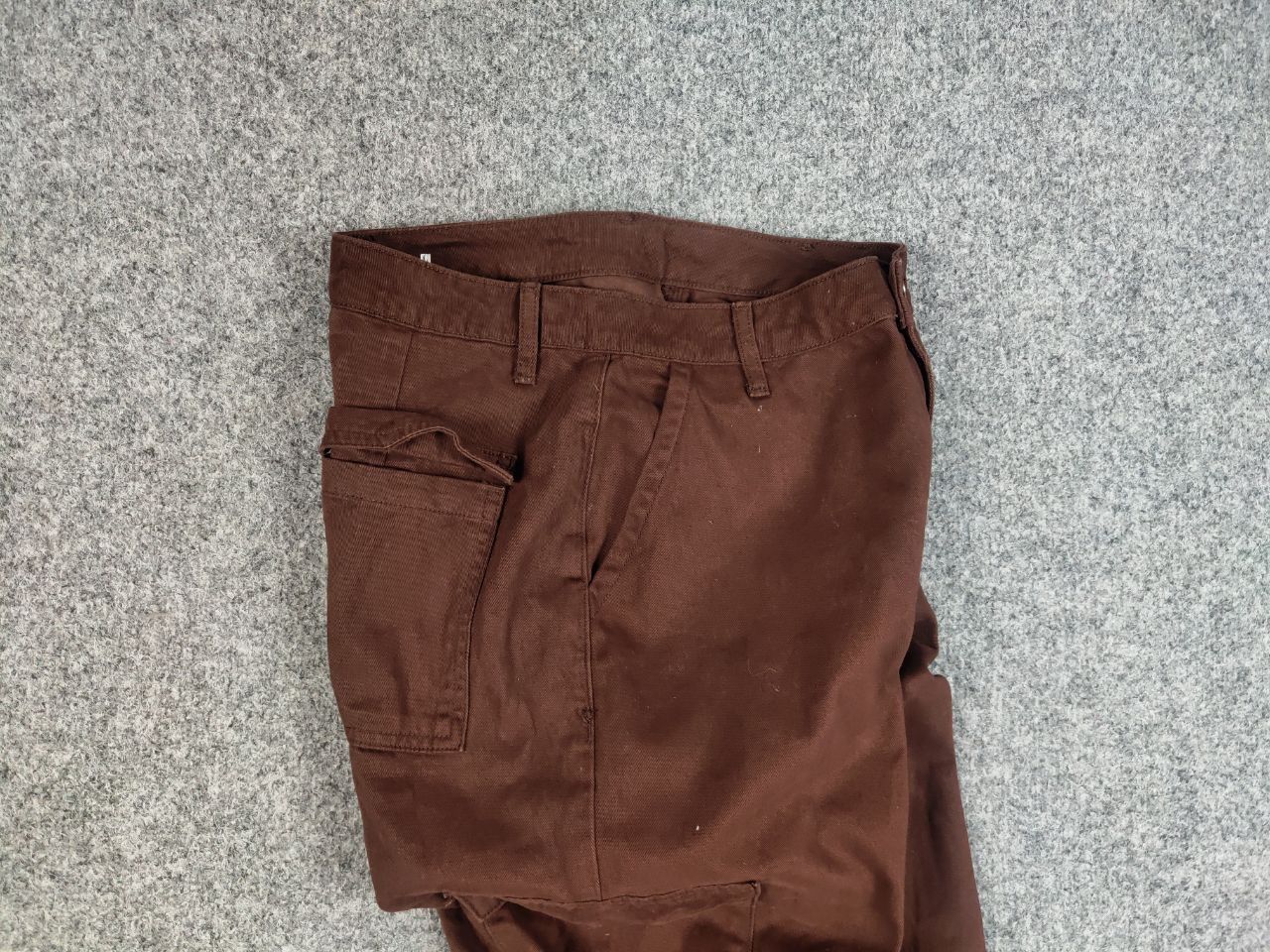 Japanese Brand Vintage 90's Japanese Brown Beggy Cargo Pants Y2K Hype Style Size US 30 / EU 46 - 14 Thumbnail