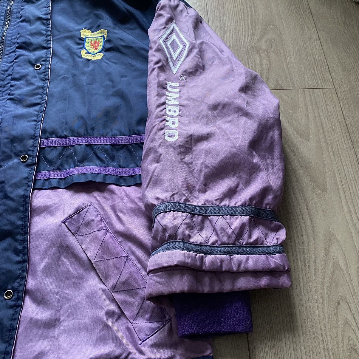 Umbro 90s Scotland Umbro Logo Bench Coat Jacket Size US M / EU 48-50 / 2 - 8 Thumbnail