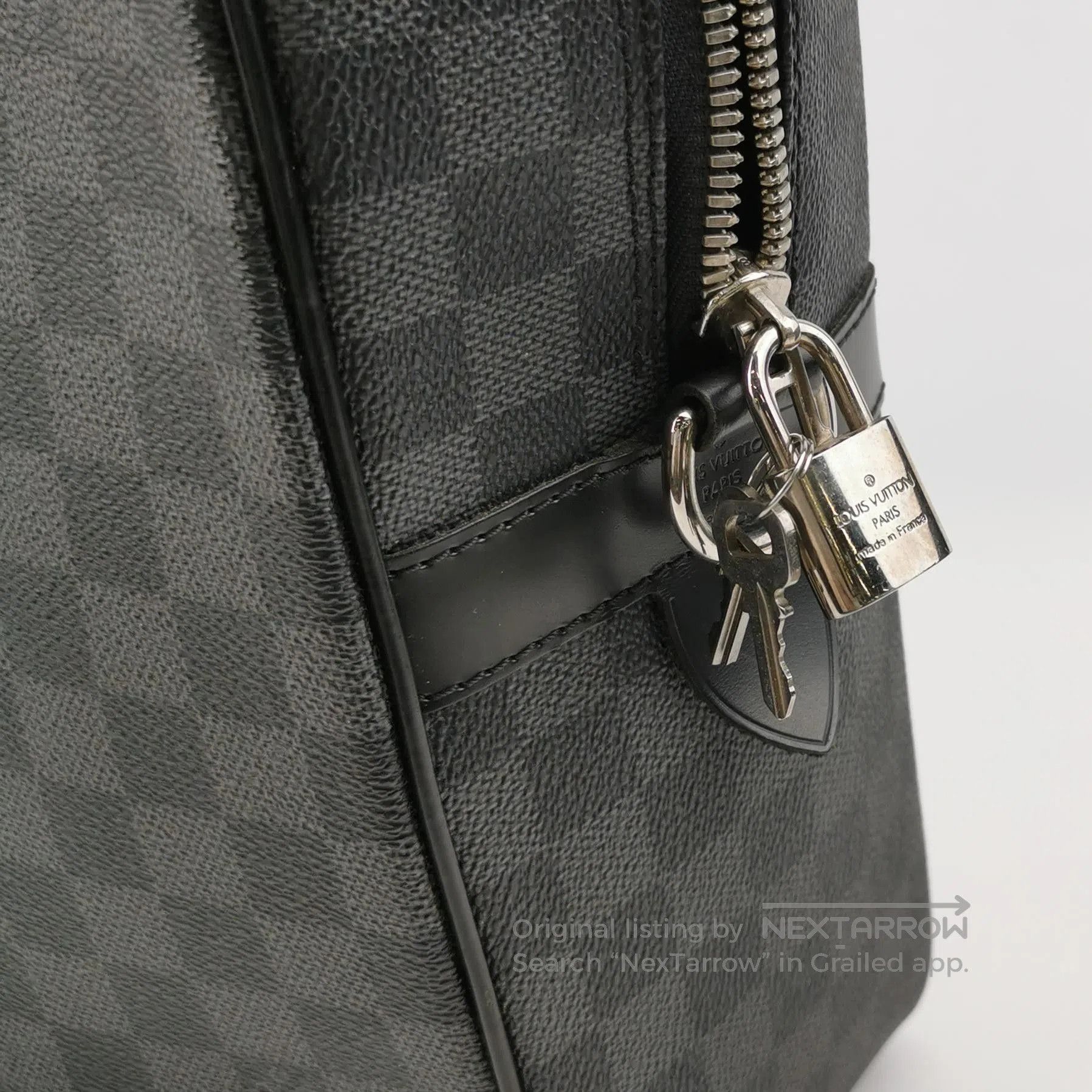 Louis Vuitton Louis Vuitton Damier Leather Briefcase Crossbody. Size ONE SIZE - 7 Thumbnail
