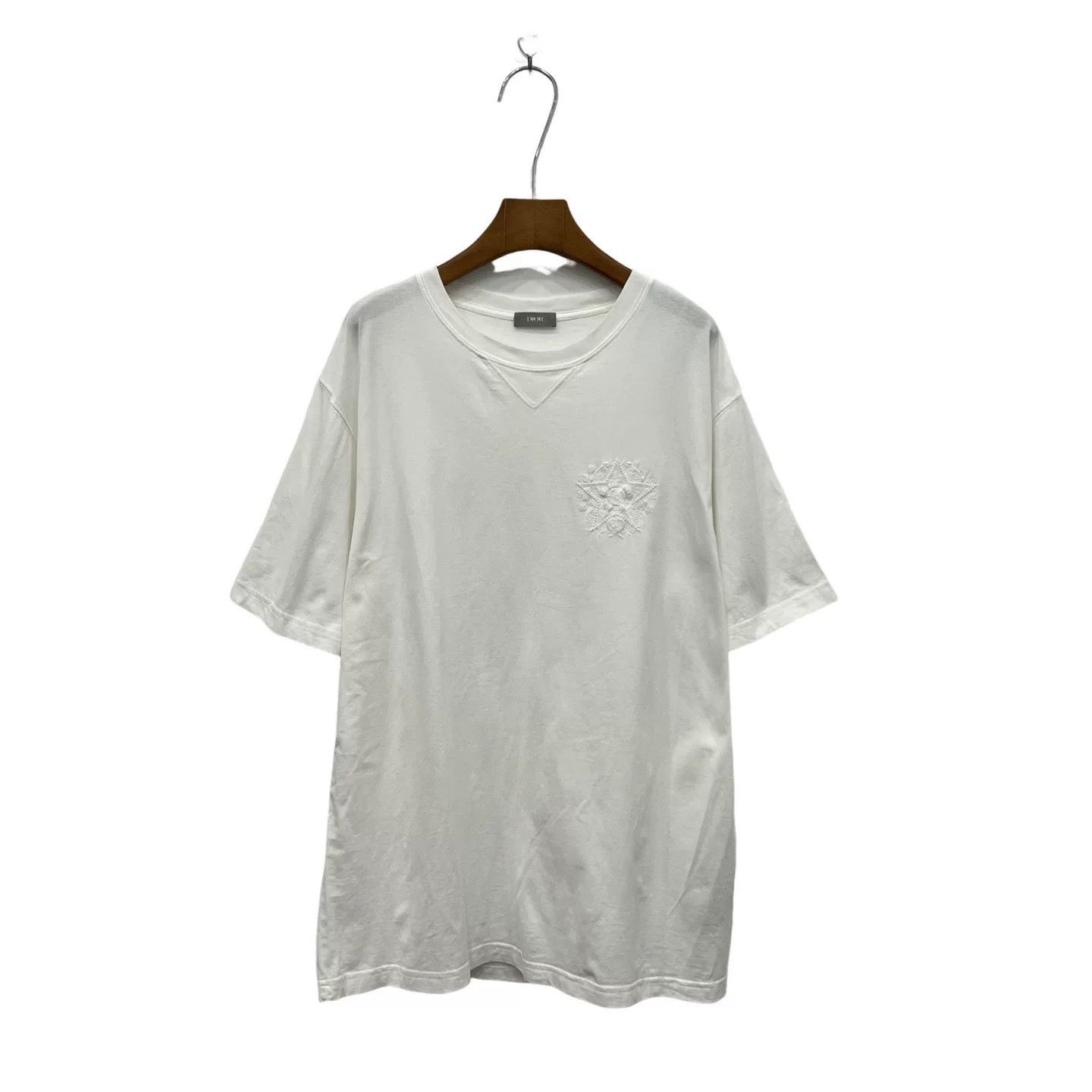 Dior Dior White Pentagram Short Sleeve XL Size US XL / EU 56 / 4 - 1 Thumbnail