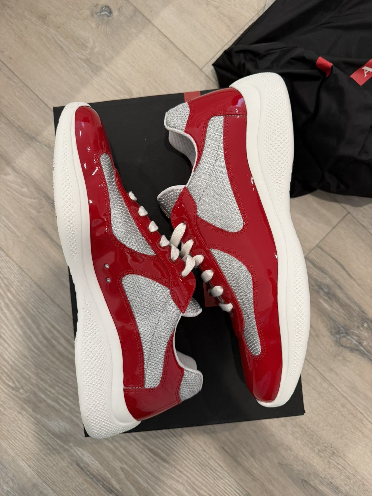 Prada Prada Americas Cup Red Size 11 - worn 1 time Size US 11 / EU 44 - 3 Thumbnail