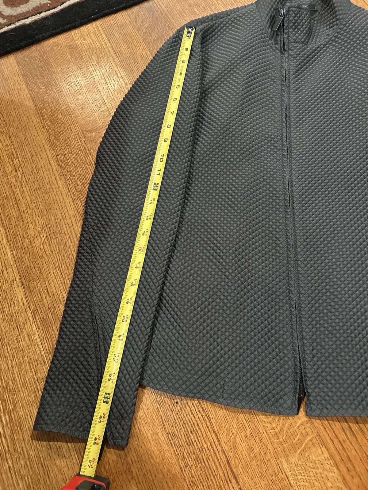 Emporio Armani NEW Emporio Armani Diamond Textured Jacket Lightweight Size US M / EU 48-50 / 2 - 8 Thumbnail