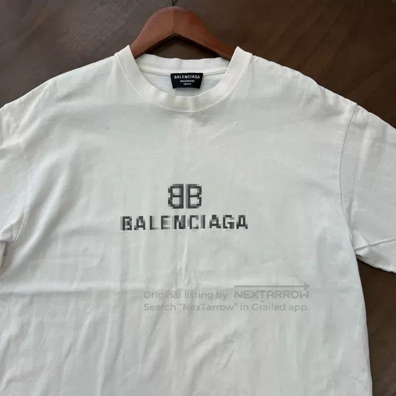Balenciaga Balenciaga Mosaic Short Sleeve White Size US XS / EU 42 / 0 - 3 Thumbnail