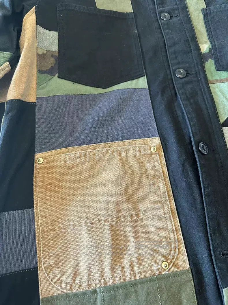 Neighborhood Neighborhood Camouflage Patchwork Four Pocket Jacket Size US L / EU 52-54 / 3 - 3 Thumbnail