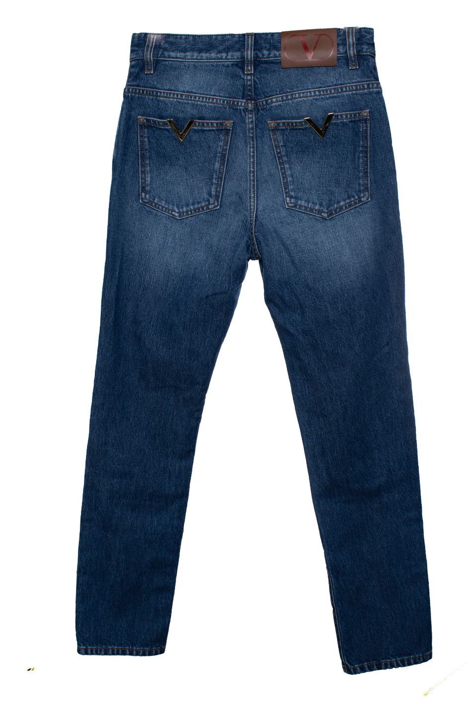 Valentino Valentino Garavani, blue jeans with V pockets Size 26" / US 2 / IT 38 - 2 Thumbnail