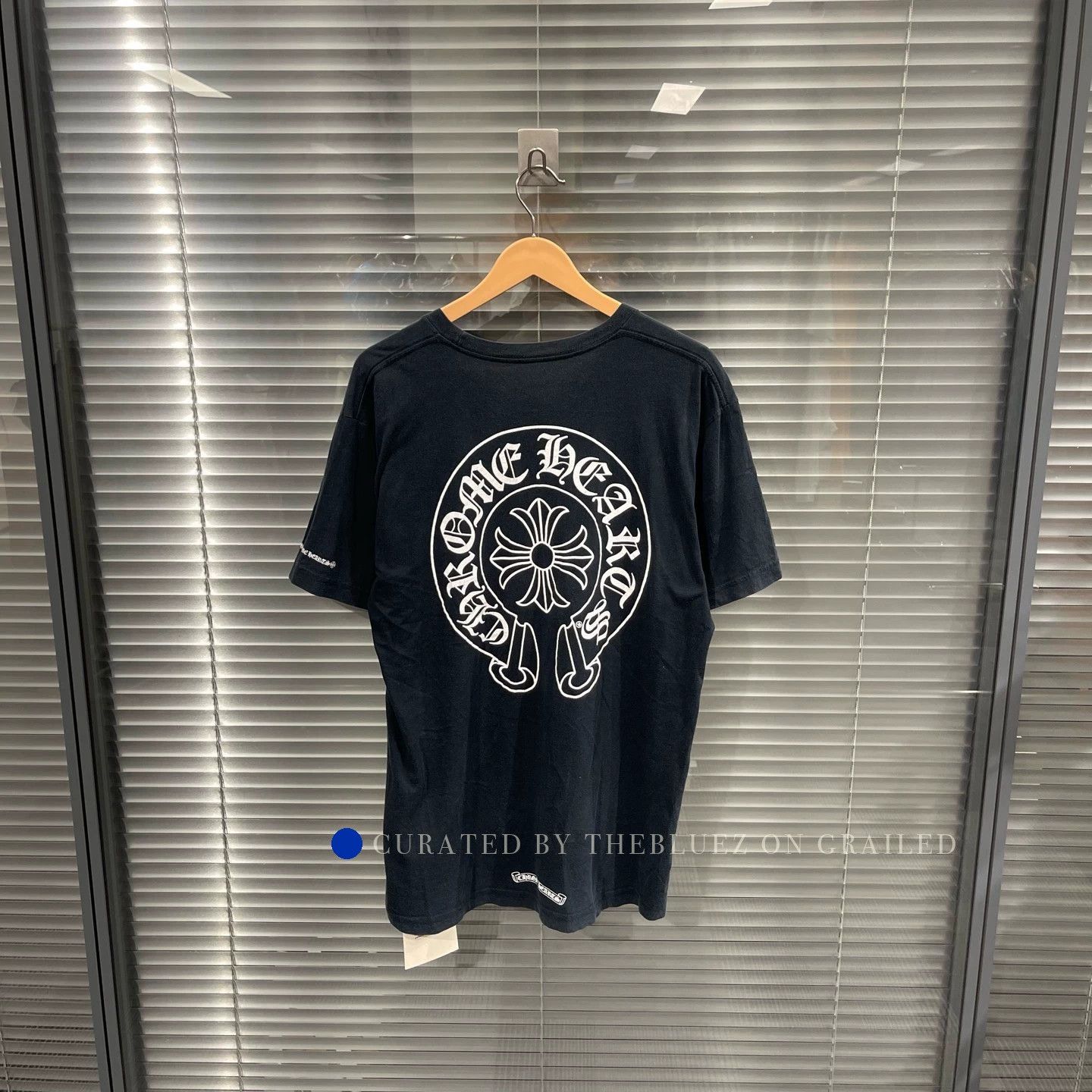 Chrome Hearts Black Back Cross Short Sleeve Tee Size US L / EU 52-54 / 3 - 1 Thumbnail