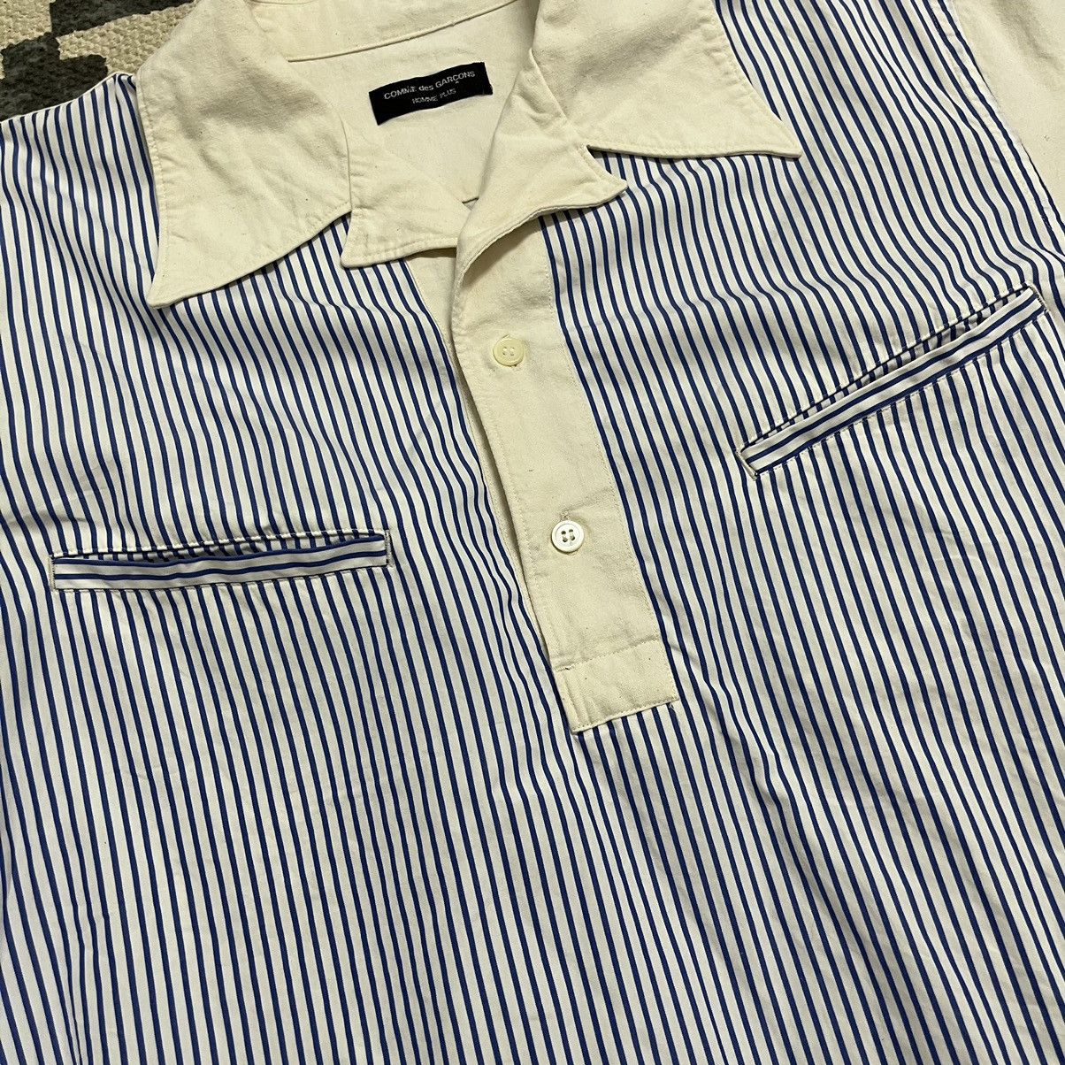 Comme des Garcons Authentic Comme des Garcons Style Polo Collar Shirt Size US L / EU 52-54 / 3 - 3 Thumbnail