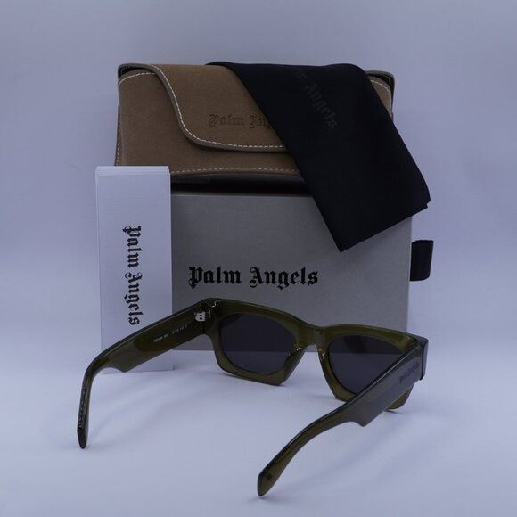 Palm Angels Palm Angels PERI089 BODIE 5907 Sunglasses Light Green Square Size ONE SIZE - 9 Thumbnail